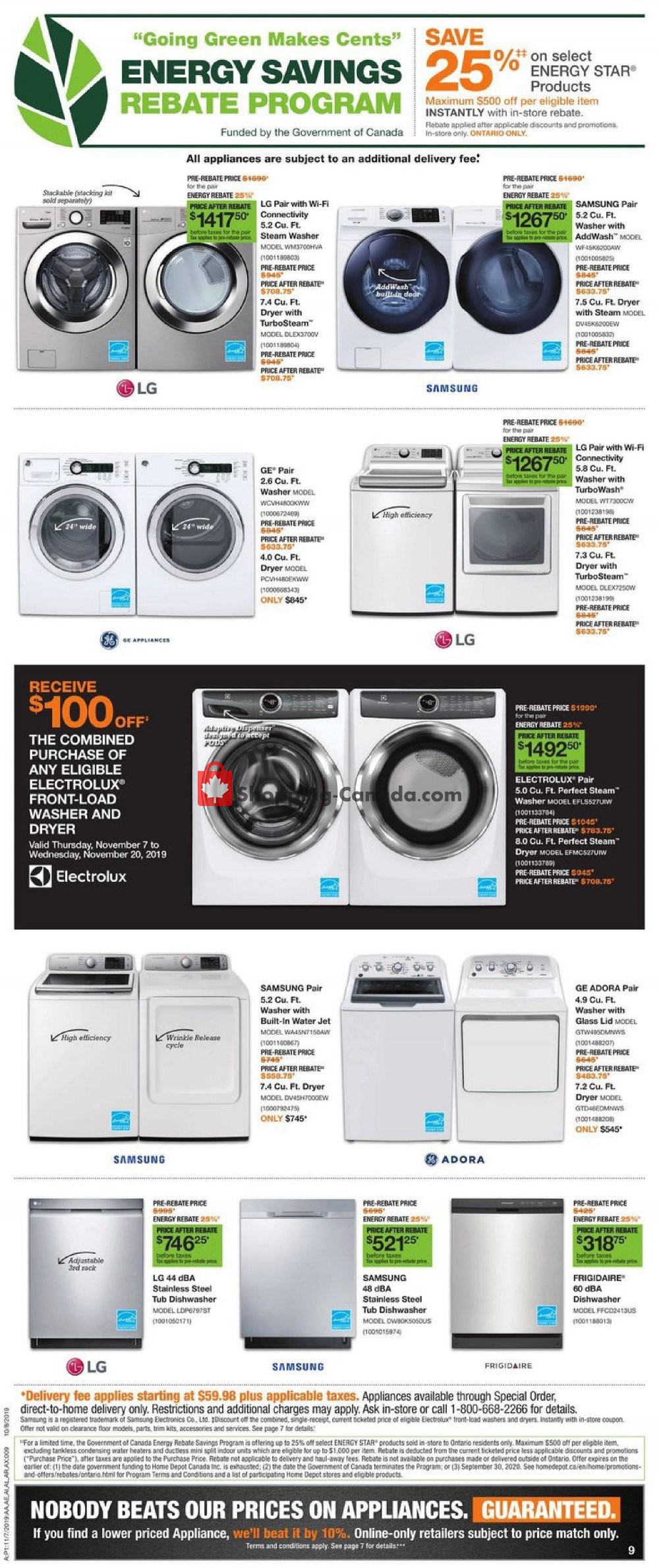 Home Depot flyer from Thursday November 7, 2019 to Wednesday November 13, 2019 - page 15