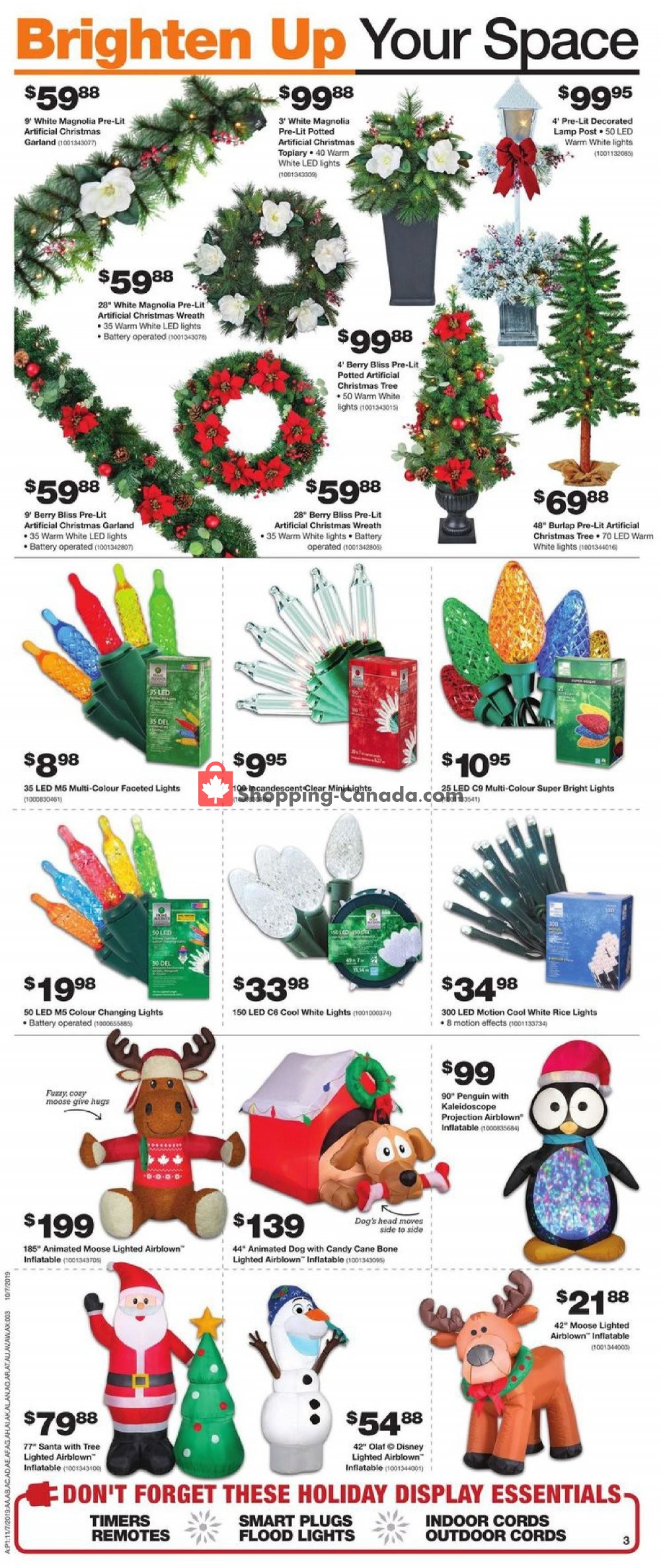 Home Depot flyer from Thursday November 7, 2019 to Wednesday November 13, 2019 - page 5