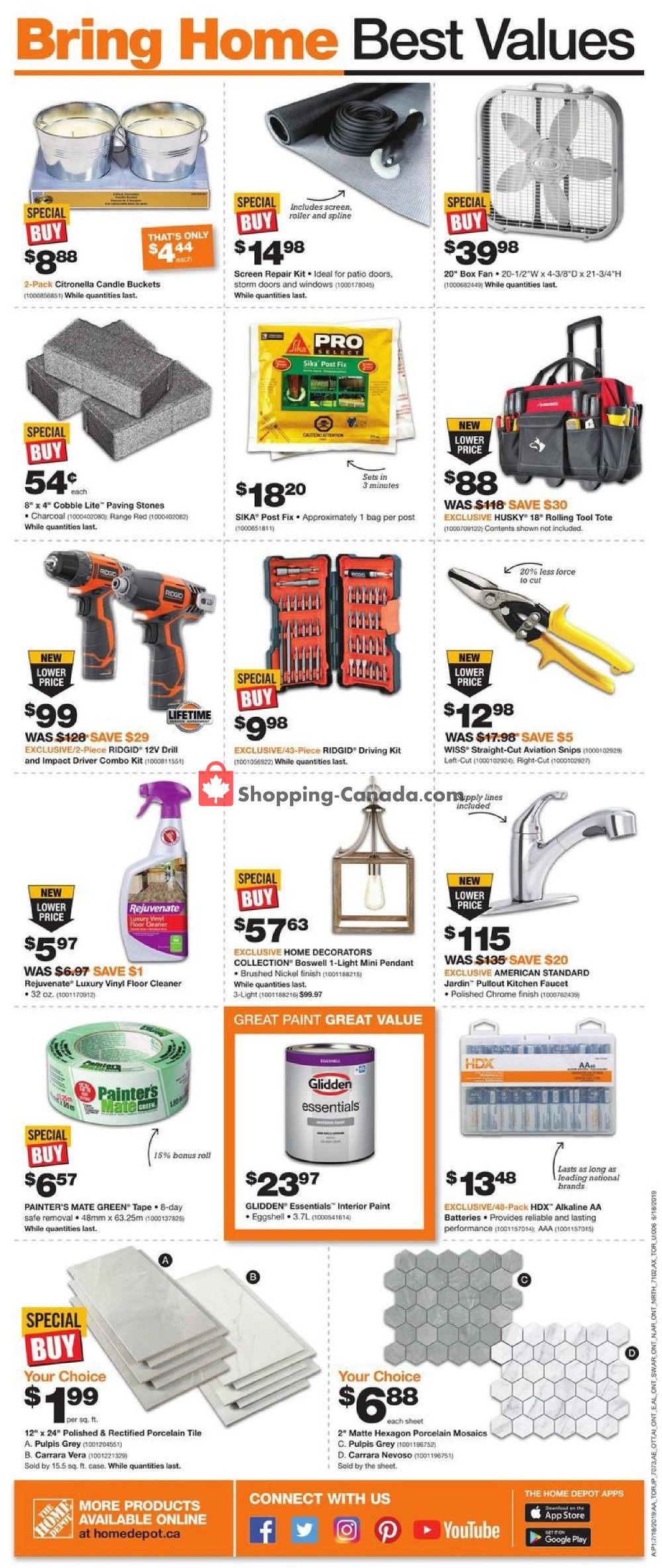 Home Depot flyer from Thursday July 18, 2019 to Wednesday July 24, 2019 - page 2