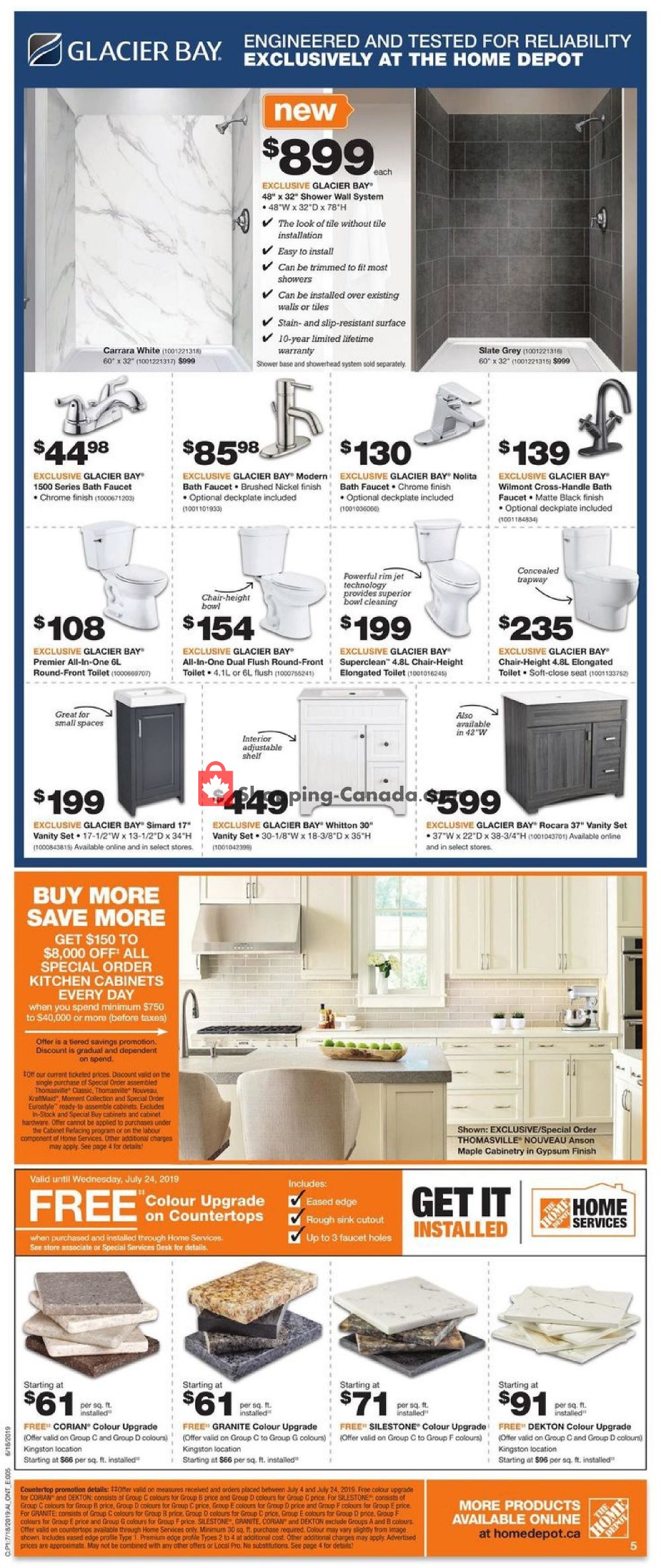 Home Depot flyer from Thursday July 18, 2019 to Wednesday July 24, 2019 - page 5