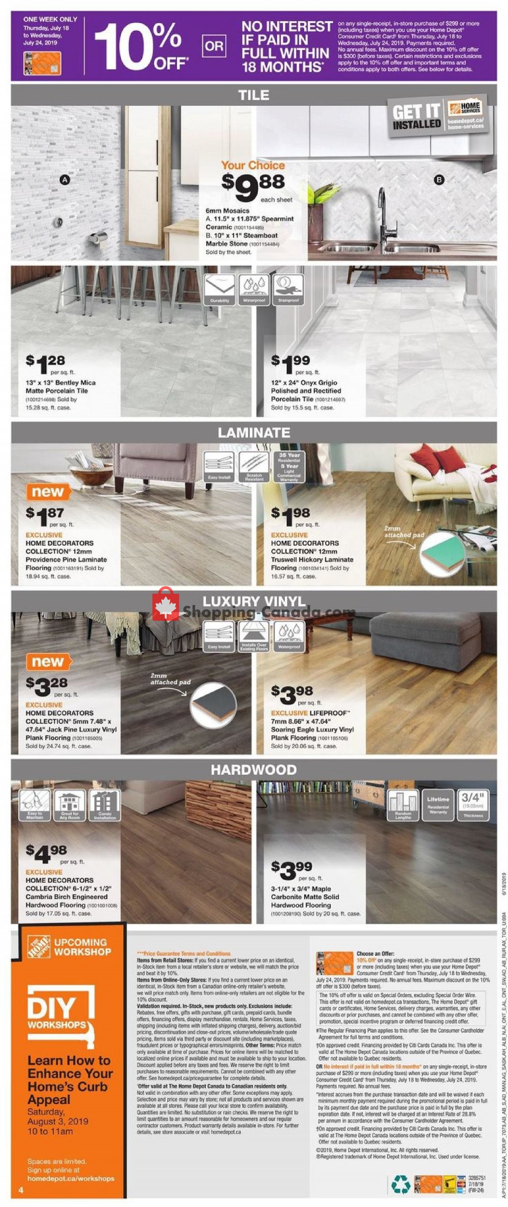 Home Depot flyer from Thursday July 18, 2019 to Wednesday July 24, 2019 - page 7
