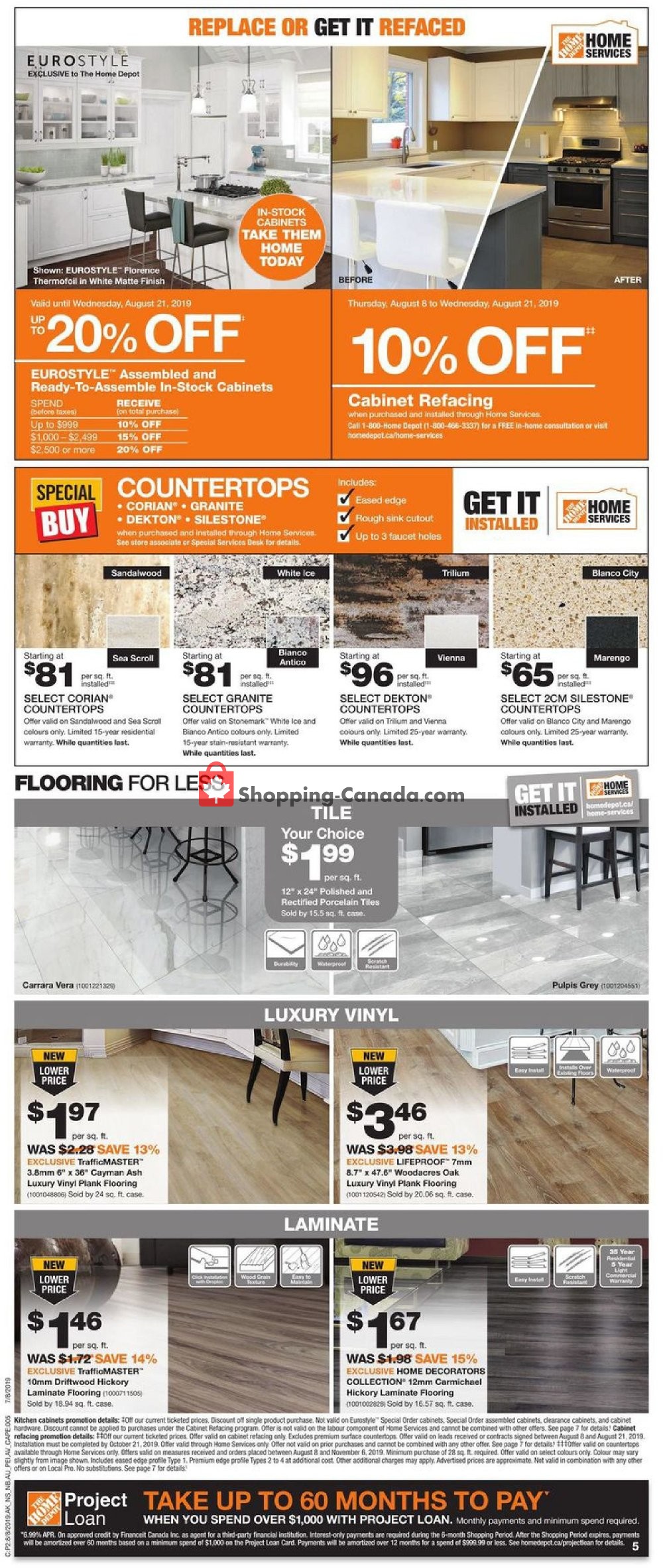 Home Depot flyer from Thursday August 8, 2019 to Wednesday August 14, 2019 - page 6