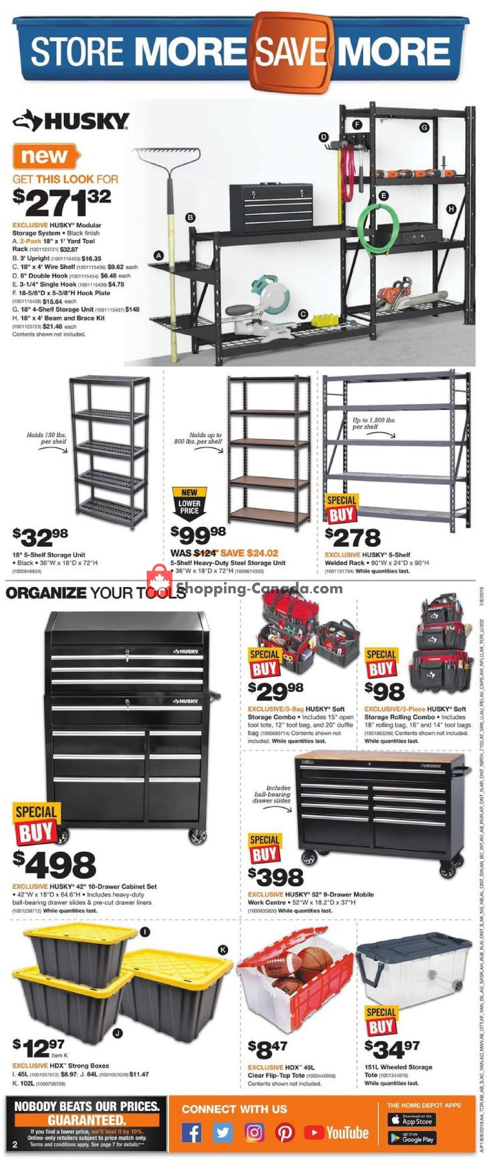 Home Depot flyer from Thursday August 8, 2019 to Wednesday August 14, 2019 - page 3