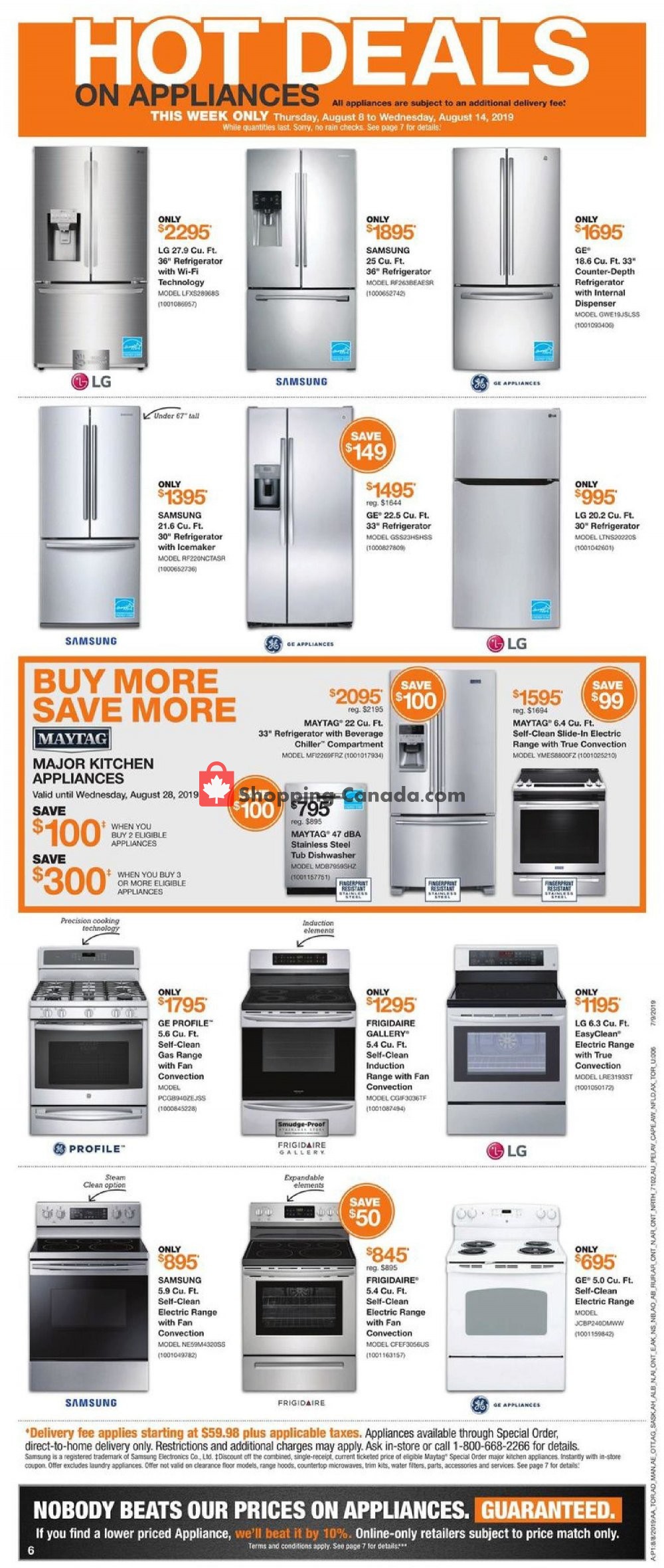 Home Depot flyer from Thursday August 8, 2019 to Wednesday August 14, 2019 - page 7