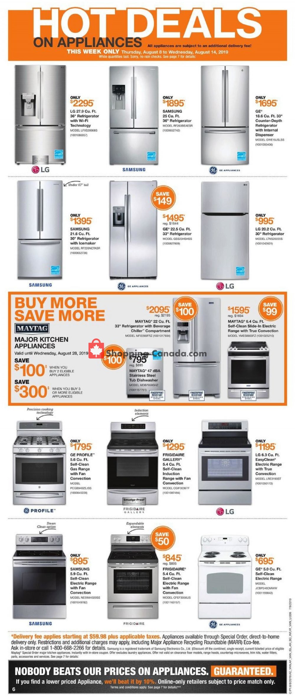 Home Depot flyer from Thursday August 8, 2019 to Wednesday August 14, 2019 - page 7