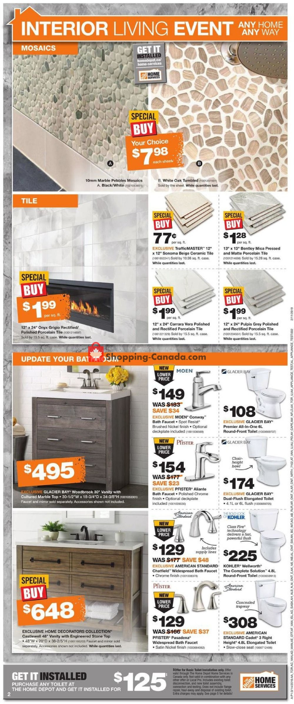 Home Depot flyer from Thursday March 14, 2019 to Wednesday March 20, 2019 - page 2