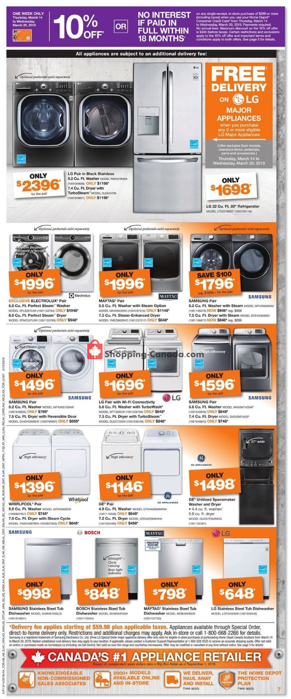 Home Depot flyer from Thursday March 14, 2019 to Wednesday March 20, 2019 - page 8