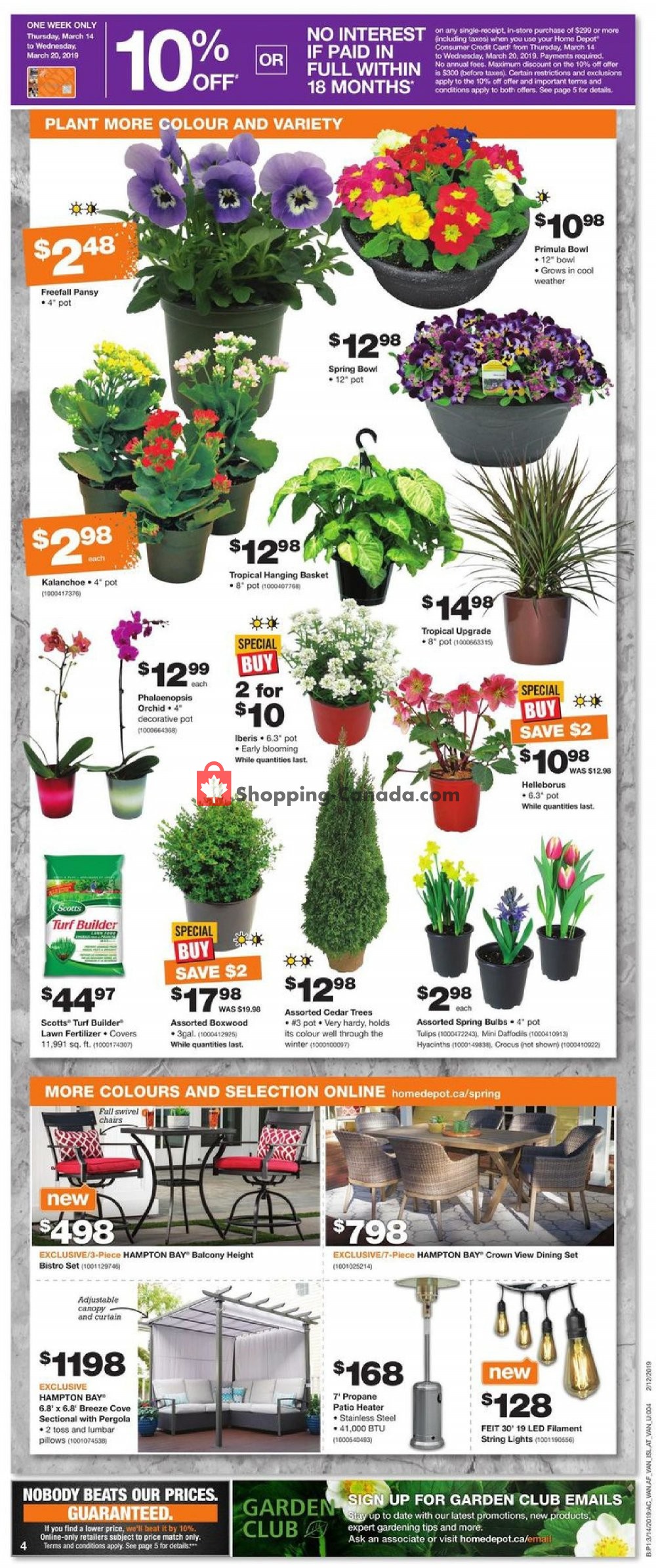 Home Depot flyer from Thursday March 14, 2019 to Wednesday March 20, 2019 - page 6