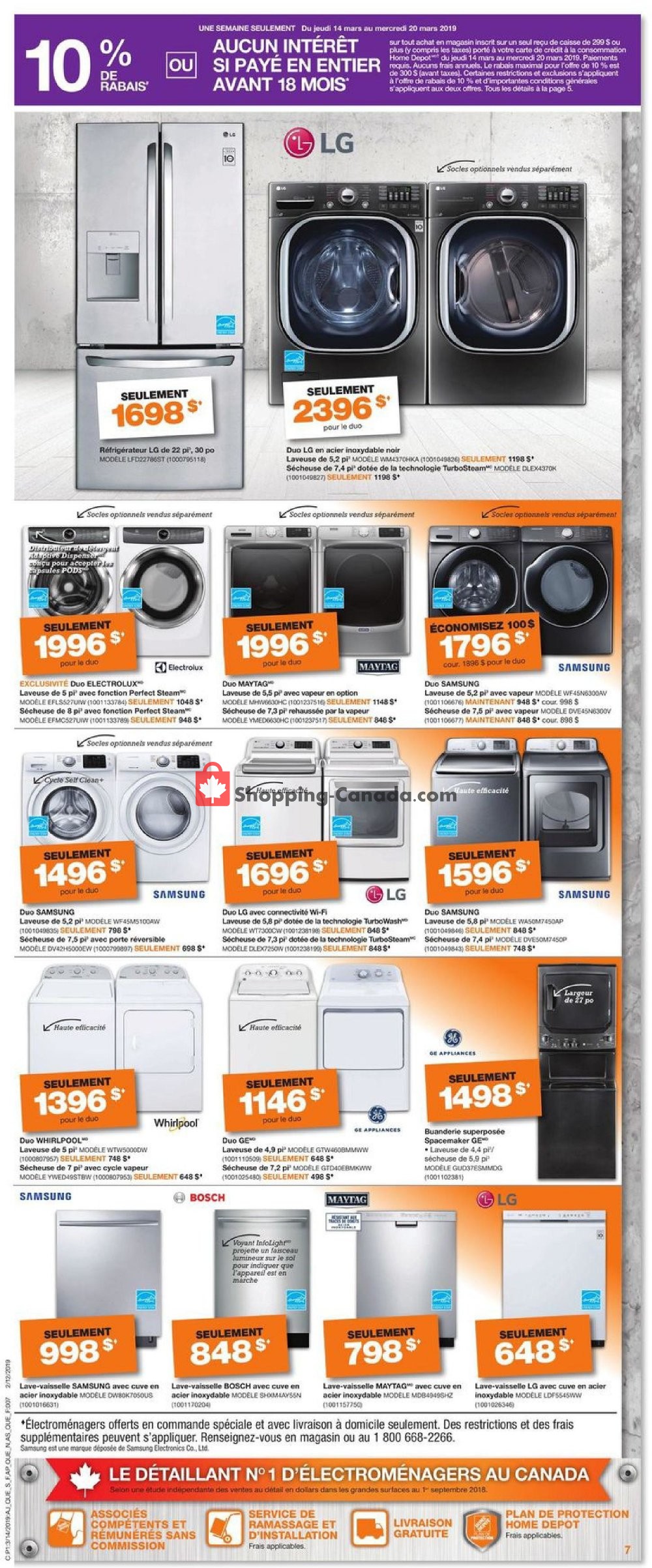 Home Depot flyer from Thursday March 14, 2019 to Wednesday March 20, 2019 - page 8