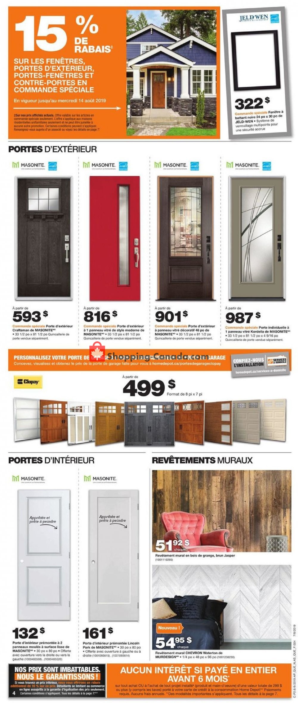 Home Depot flyer from Thursday August 8, 2019 to Wednesday August 14, 2019 - page 5