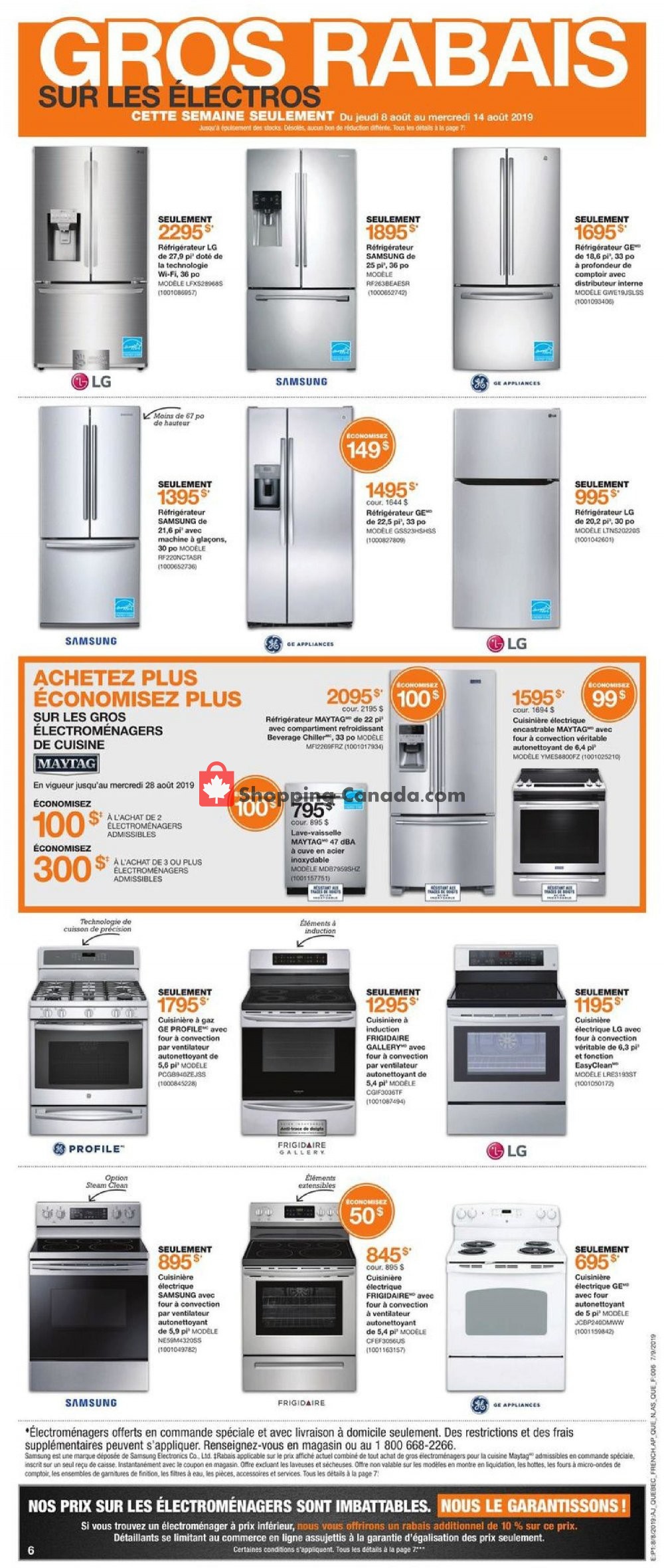 Home Depot flyer from Thursday August 8, 2019 to Wednesday August 14, 2019 - page 7