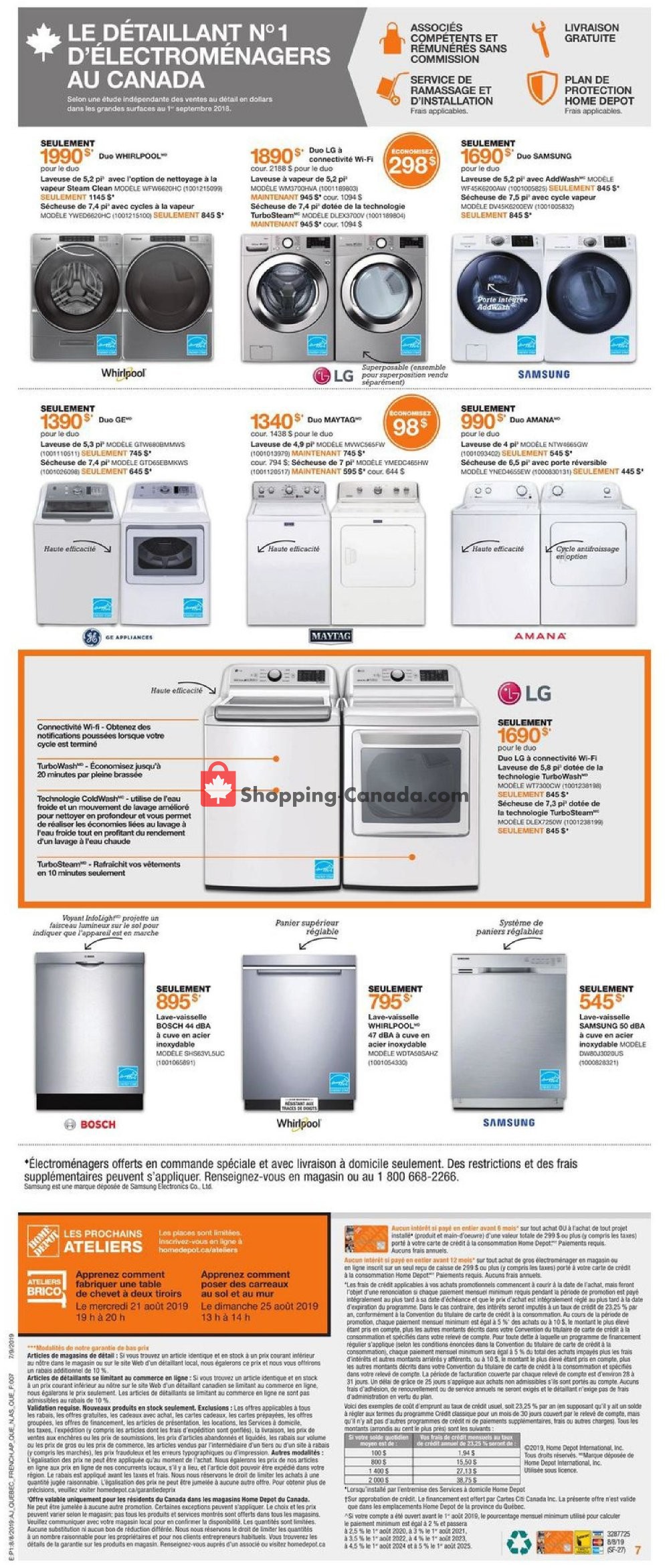 Home Depot flyer from Thursday August 8, 2019 to Wednesday August 14, 2019 - page 8