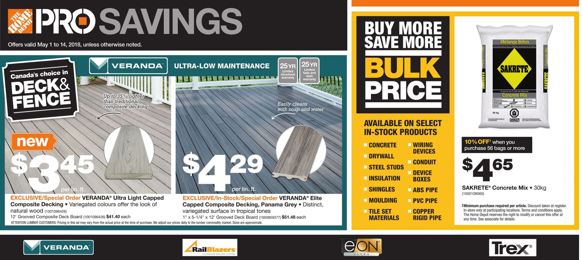 Home Depot flyer from Tuesday May 1, 2018 to Monday May 14, 2018 - page 2