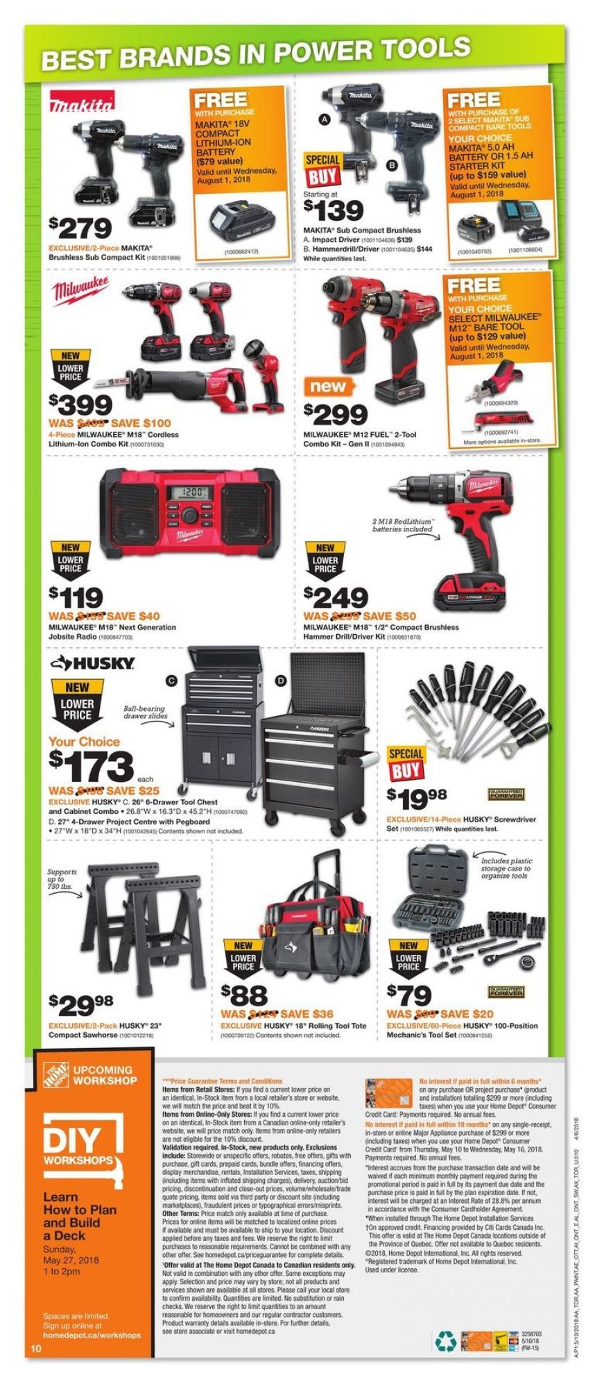 Home Depot flyer from Thursday May 10, 2018 to Wednesday May 16, 2018 - page 11