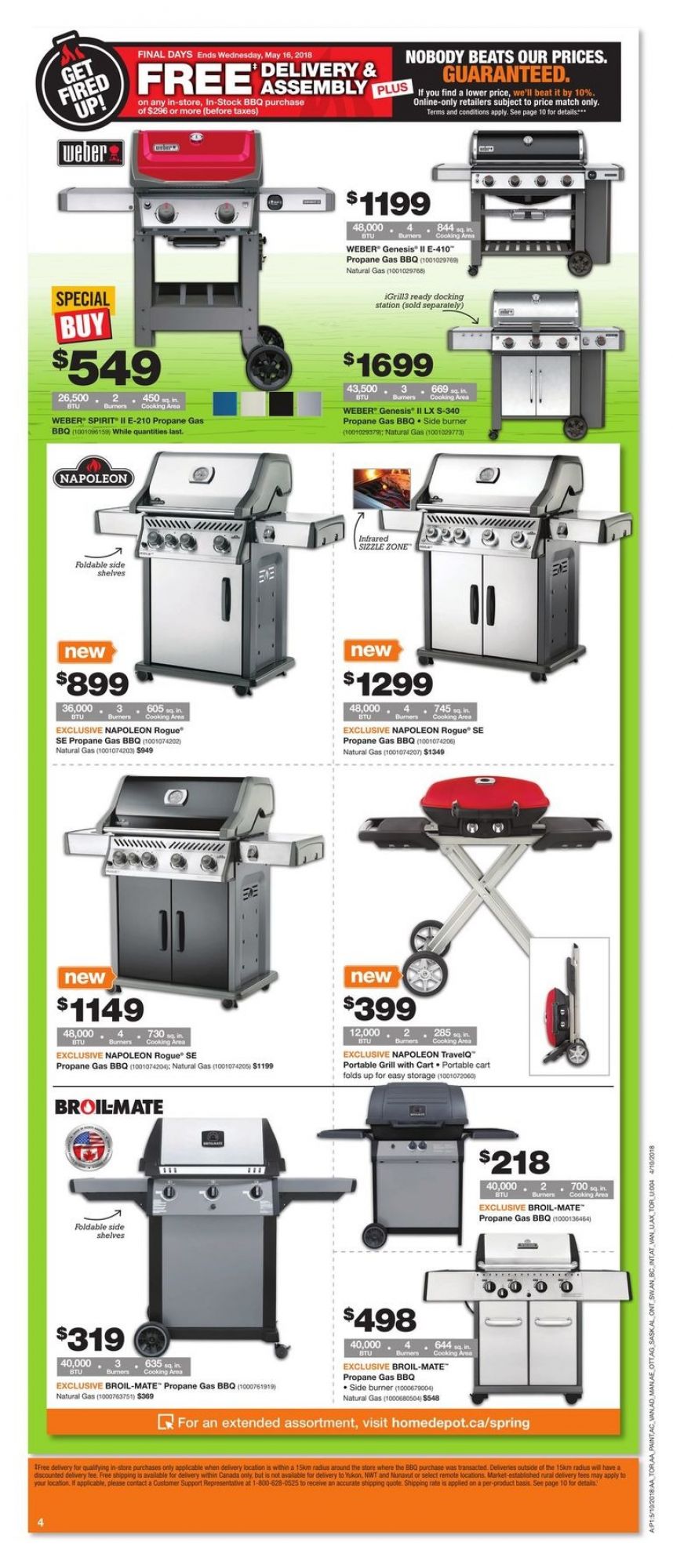 Home Depot flyer from Thursday May 10, 2018 to Wednesday May 16, 2018 - page 5