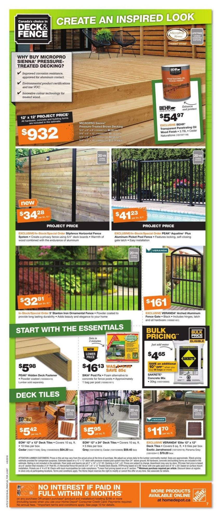 Home Depot flyer from Thursday May 10, 2018 to Wednesday May 16, 2018 - page 8