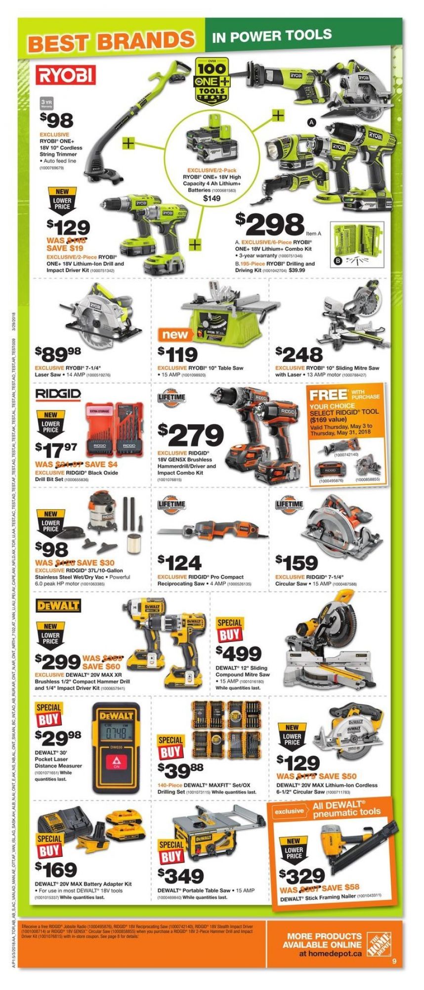 Home Depot flyer from Thursday May 3, 2018 to Wednesday May 9, 2018 - page 10