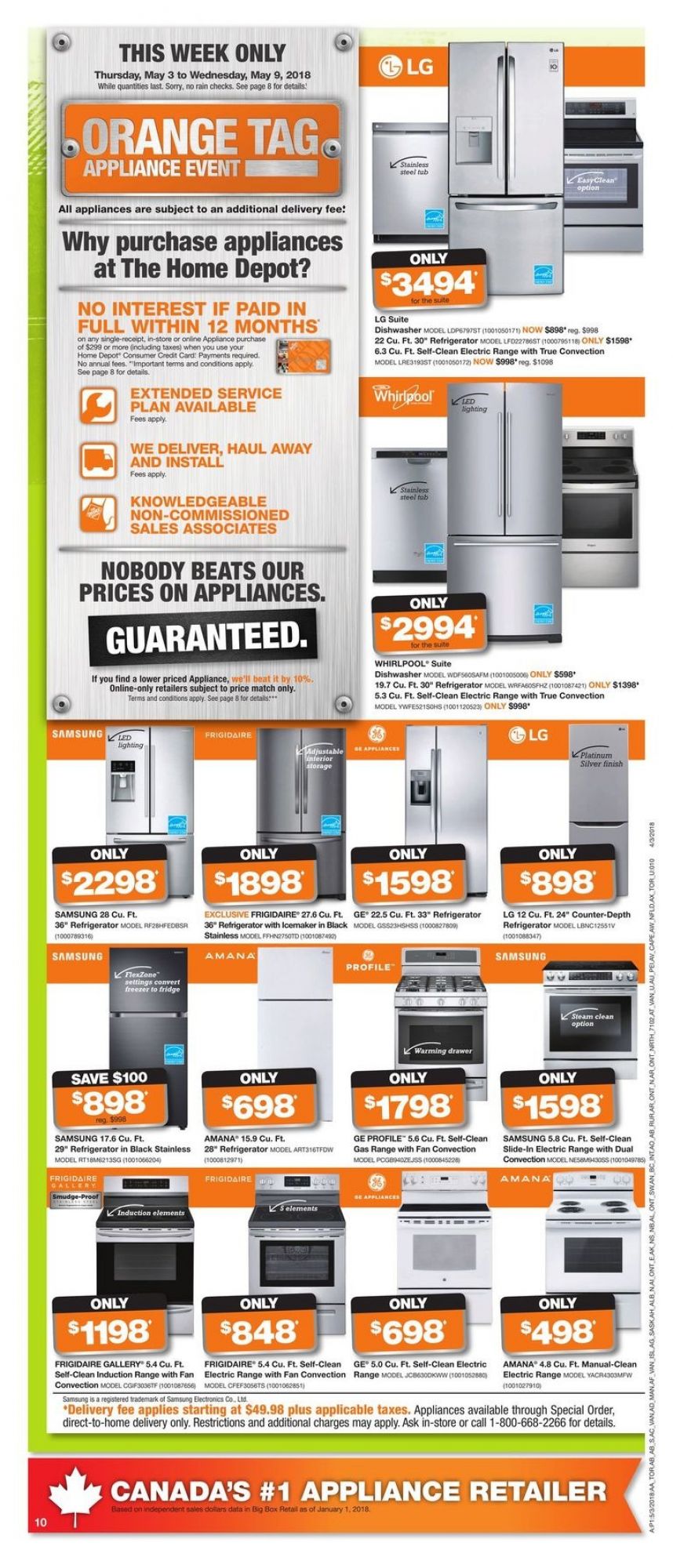 Home Depot flyer from Thursday May 3, 2018 to Wednesday May 9, 2018 - page 11
