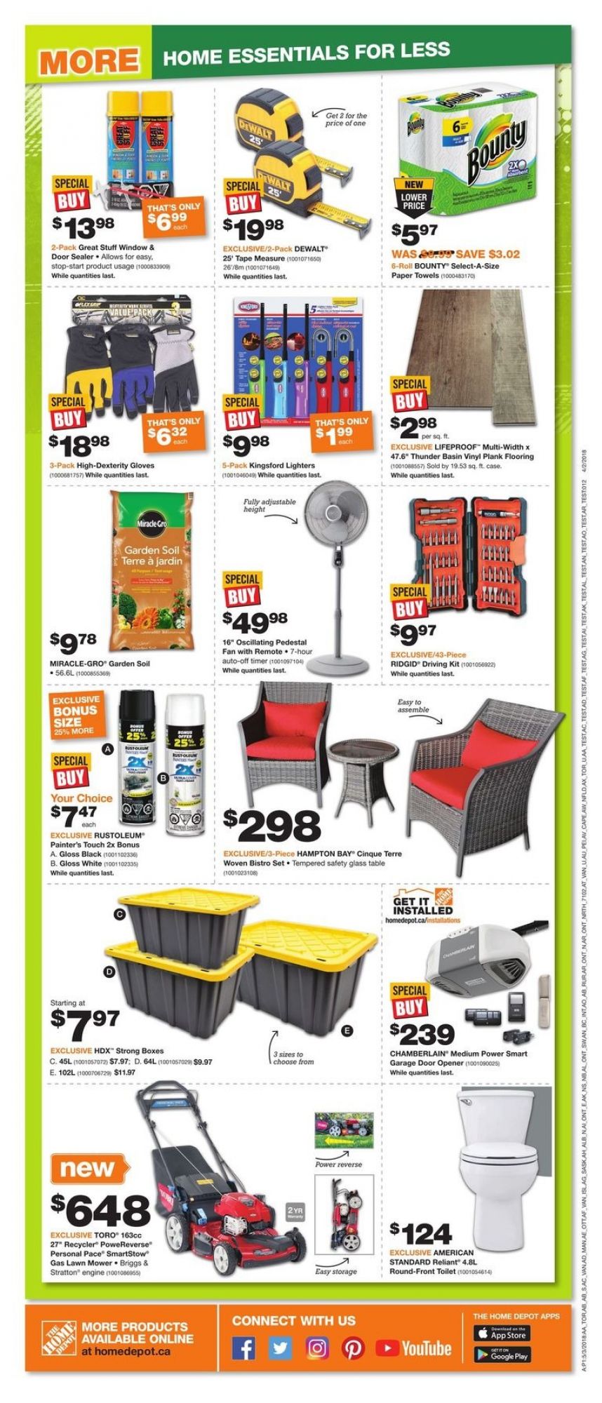 Home Depot flyer from Thursday May 3, 2018 to Wednesday May 9, 2018 - page 2