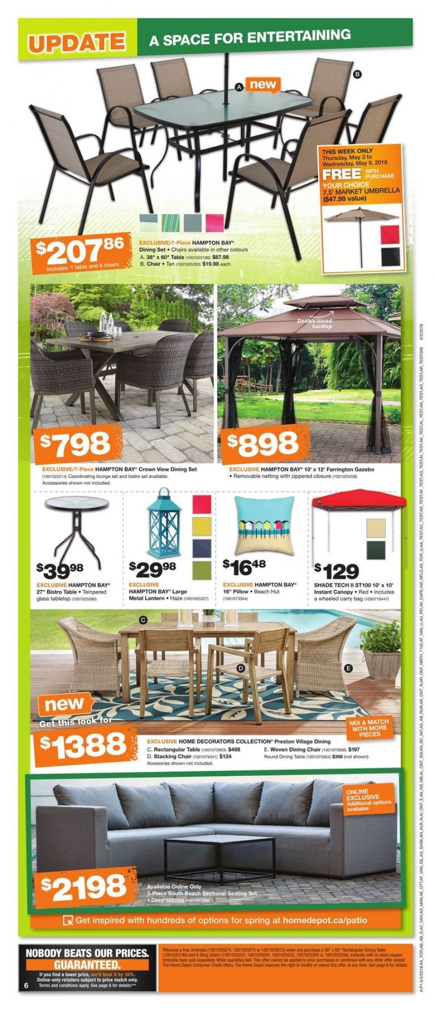 Home Depot flyer from Thursday May 3, 2018 to Wednesday May 9, 2018 - page 7