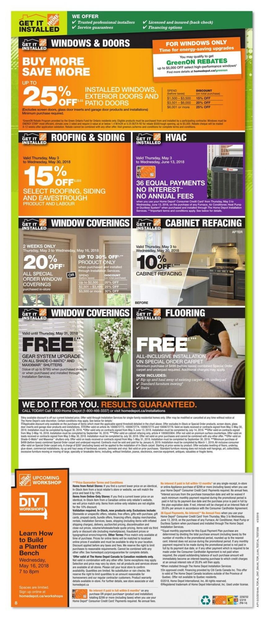 Home Depot flyer from Thursday May 3, 2018 to Wednesday May 9, 2018 - page 9