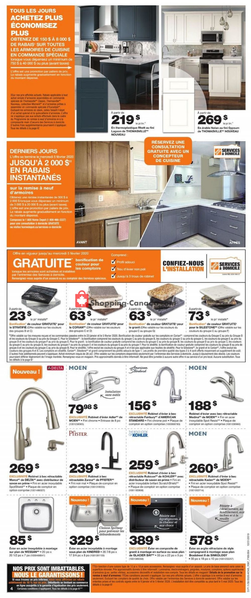 Home Depot flyer from Thursday January 30, 2020 to Wednesday February 5, 2020 - page 4