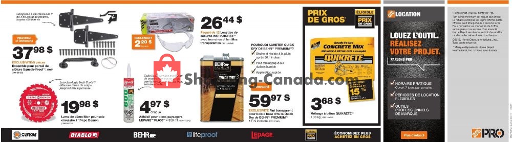 Home Depot flyer from Tuesday April 16, 2019 to Monday April 29, 2019 - page 3