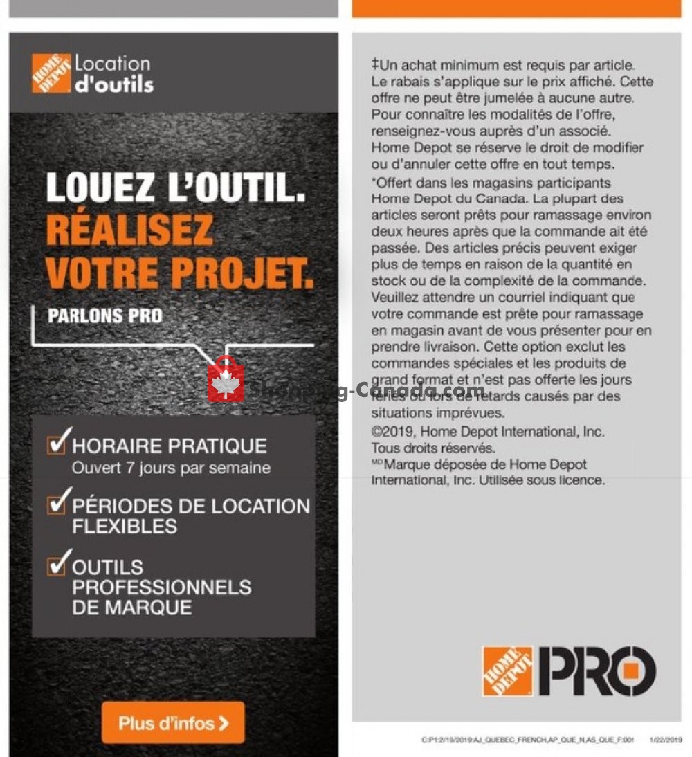 Home Depot flyer from Tuesday February 19, 2019 to Monday March 4, 2019 - page 5