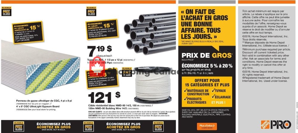 Home Depot flyer from Tuesday July 16, 2019 to Monday August 5, 2019 - page 3