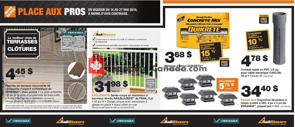 Home Depot flyer from Tuesday May 14, 2019 to Monday May 27, 2019 - page 1