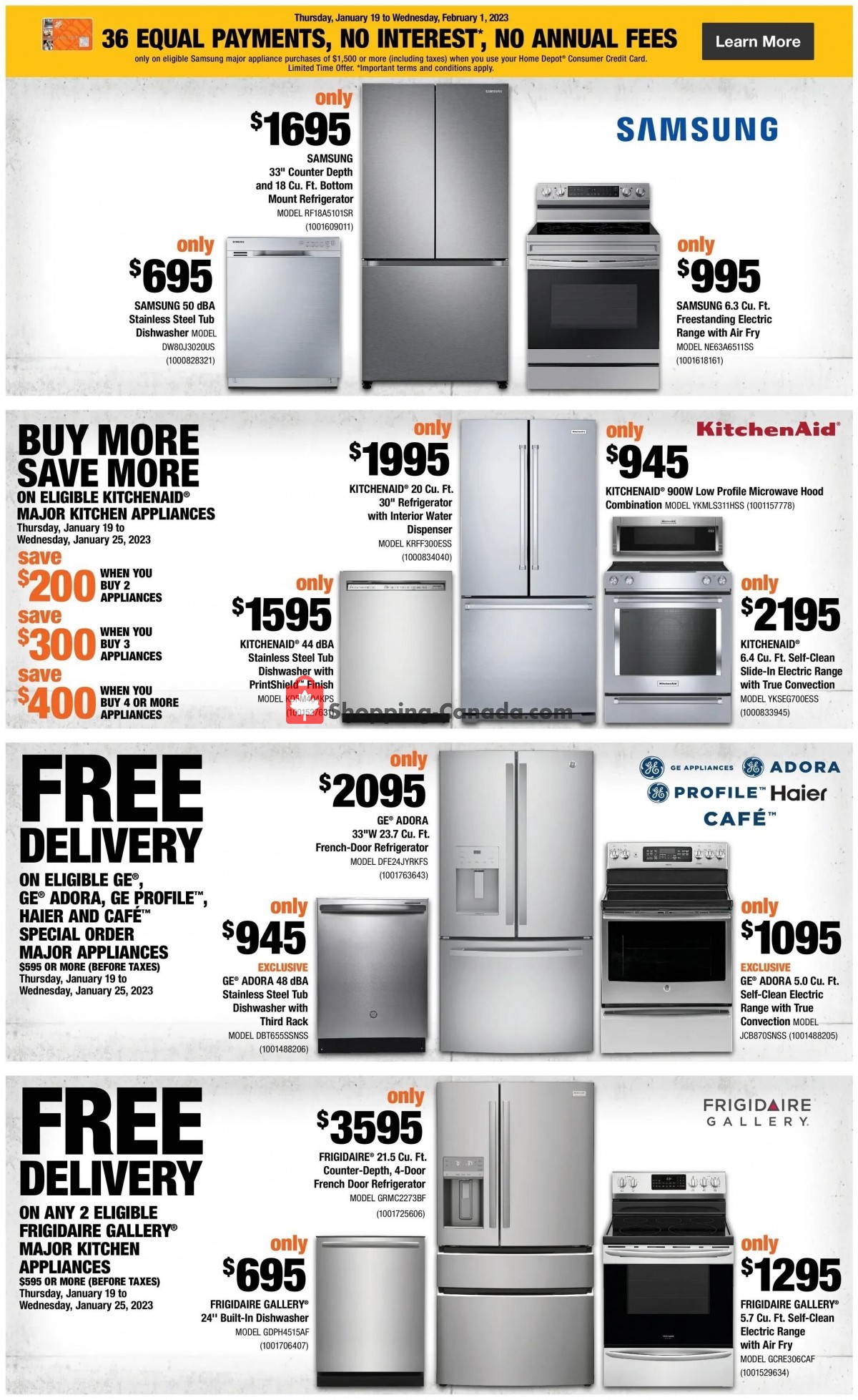 Home Depot flyer from Thursday January 19, 2023 to Wednesday January 25, 2023 - page 10