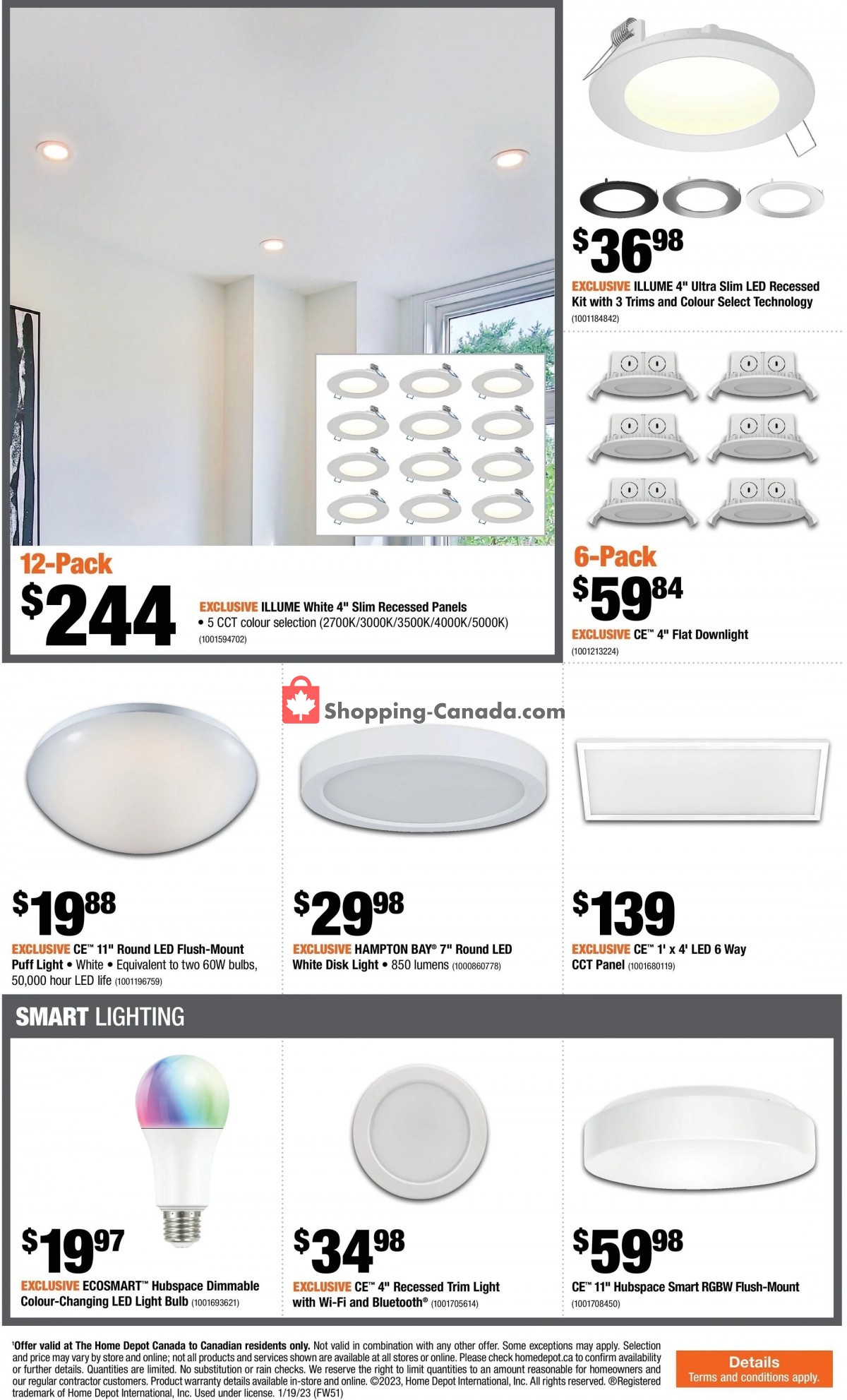 Home Depot flyer from Thursday January 19, 2023 to Wednesday January 25, 2023 - page 16