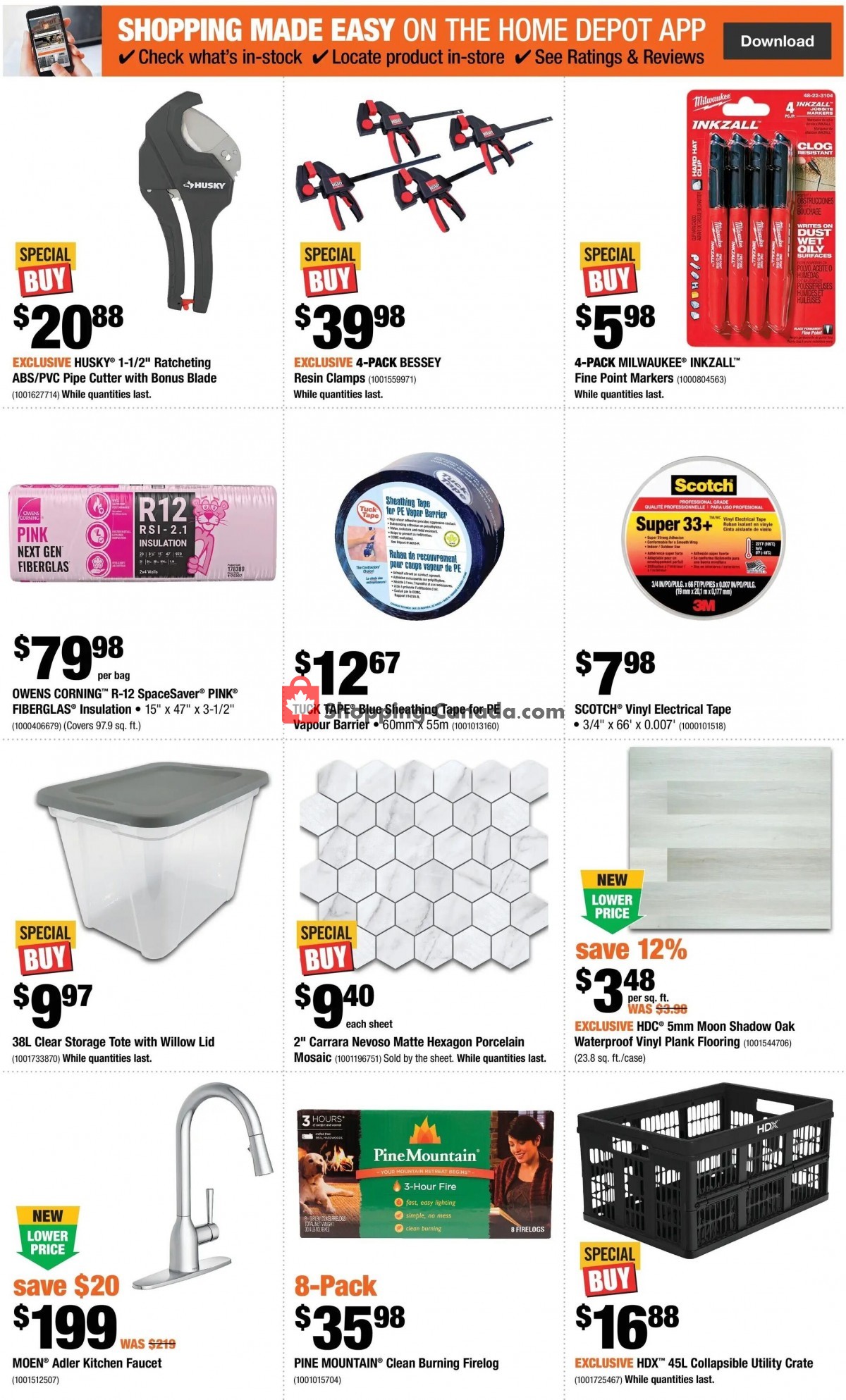 Home Depot flyer from Thursday January 19, 2023 to Wednesday January 25, 2023 - page 4