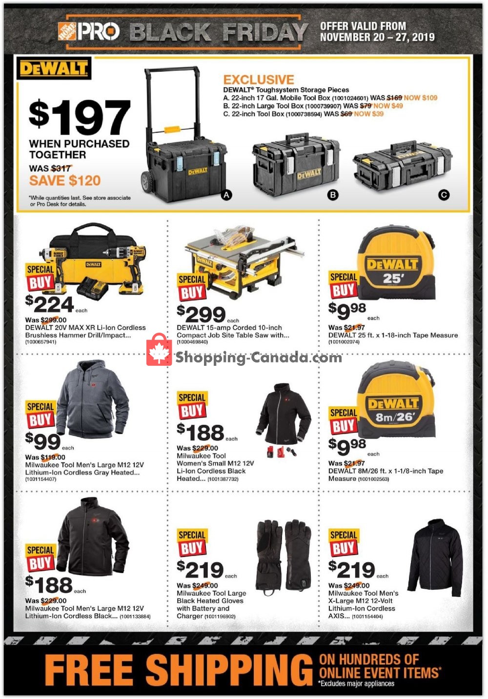 Home Depot flyer from Wednesday November 20, 2019 to Wednesday November 27, 2019 - page 2