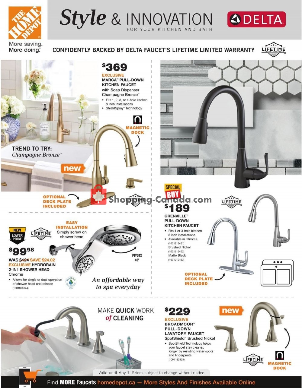 Home Depot Canada Flyer Pro Spring Black Friday On April 4