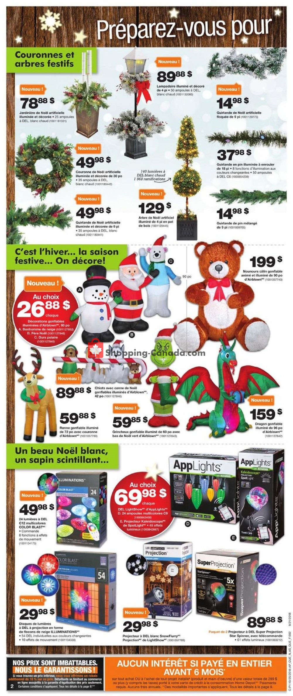 Home Depot flyer from Thursday October 25, 2018 to Wednesday October 31, 2018 - page 5