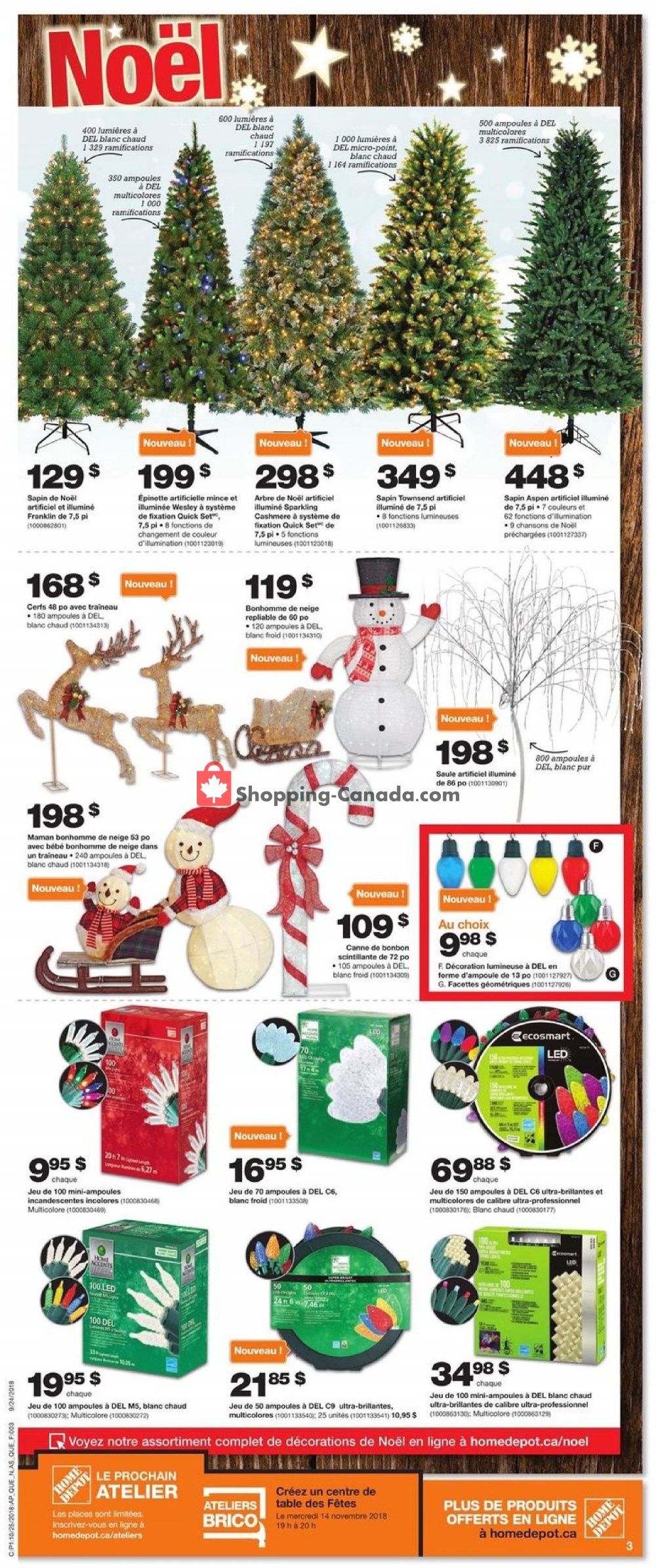 Home Depot flyer from Thursday October 25, 2018 to Wednesday October 31, 2018 - page 6