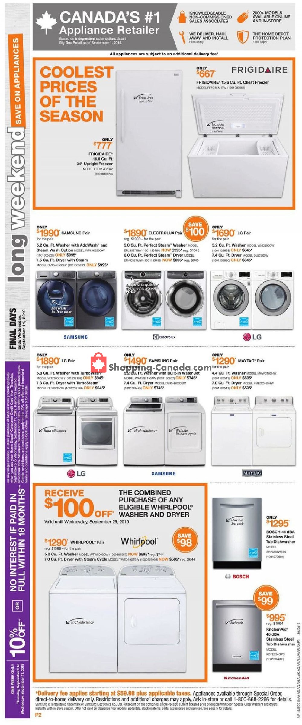 Home Depot flyer from Thursday September 5, 2019 to Wednesday September 11, 2019 - page 13