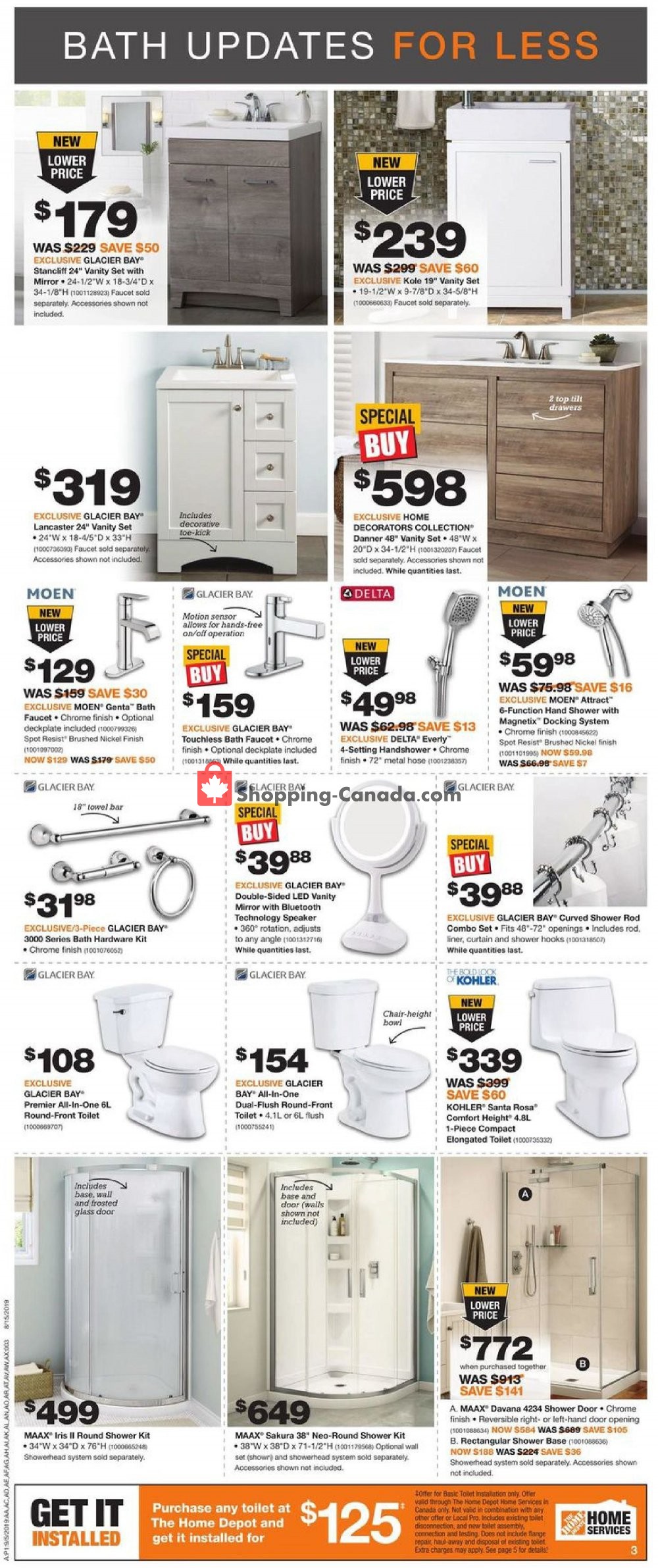 Home Depot flyer from Thursday September 5, 2019 to Wednesday September 11, 2019 - page 4