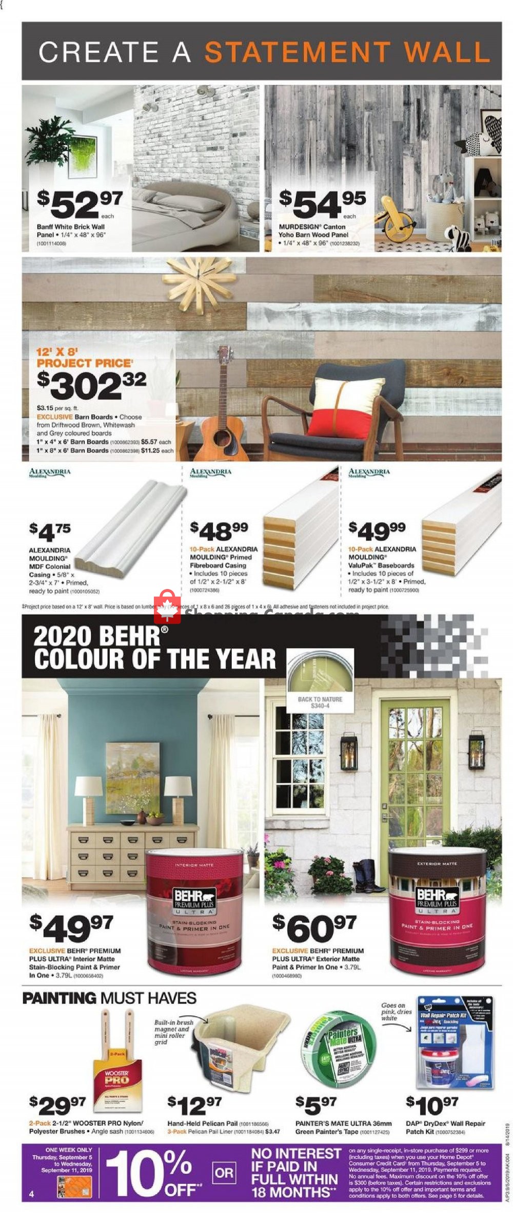 Home Depot flyer from Thursday September 5, 2019 to Wednesday September 11, 2019 - page 5