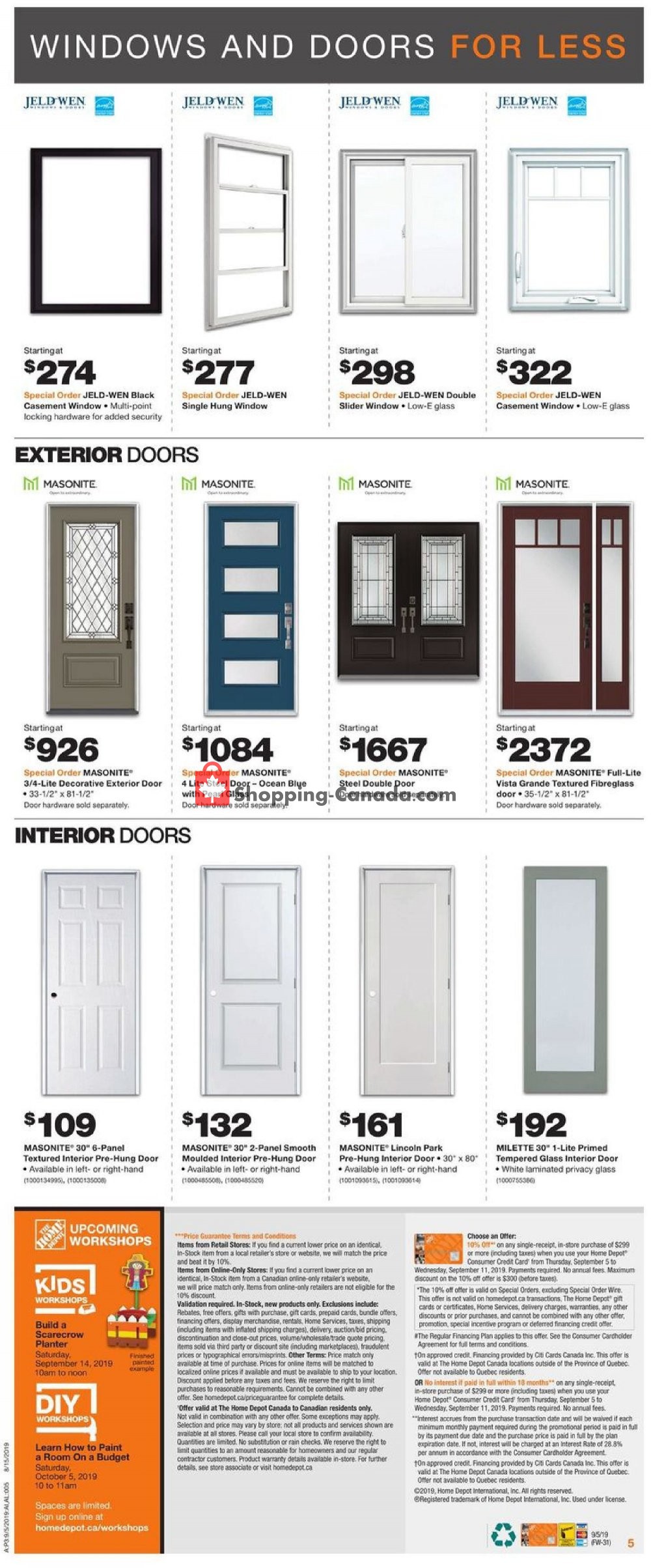 Home Depot flyer from Thursday September 5, 2019 to Wednesday September 11, 2019 - page 6