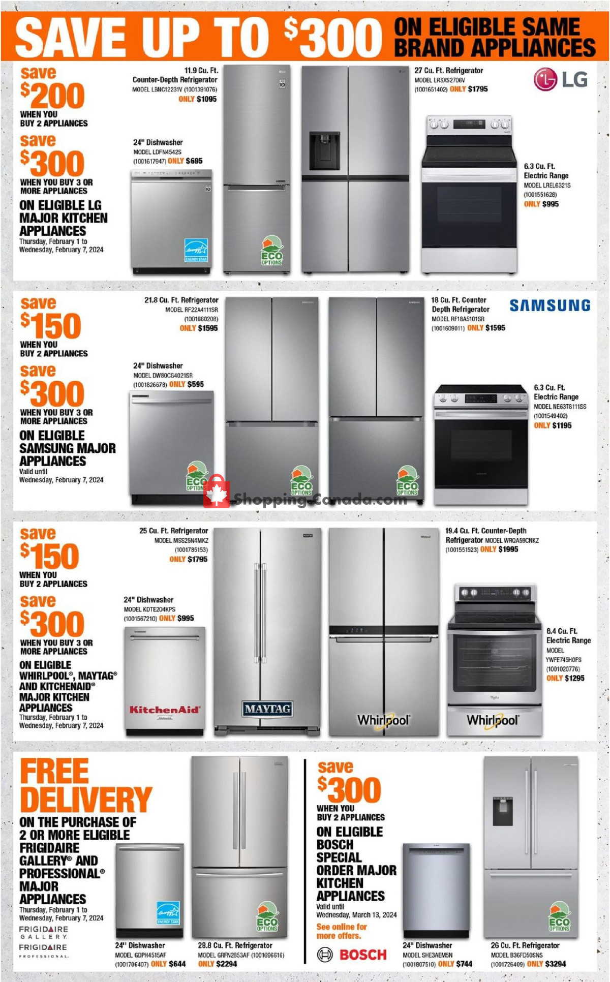 Home Depot flyer from Thursday February 1, 2024 to Wednesday February 7, 2024 - page 14