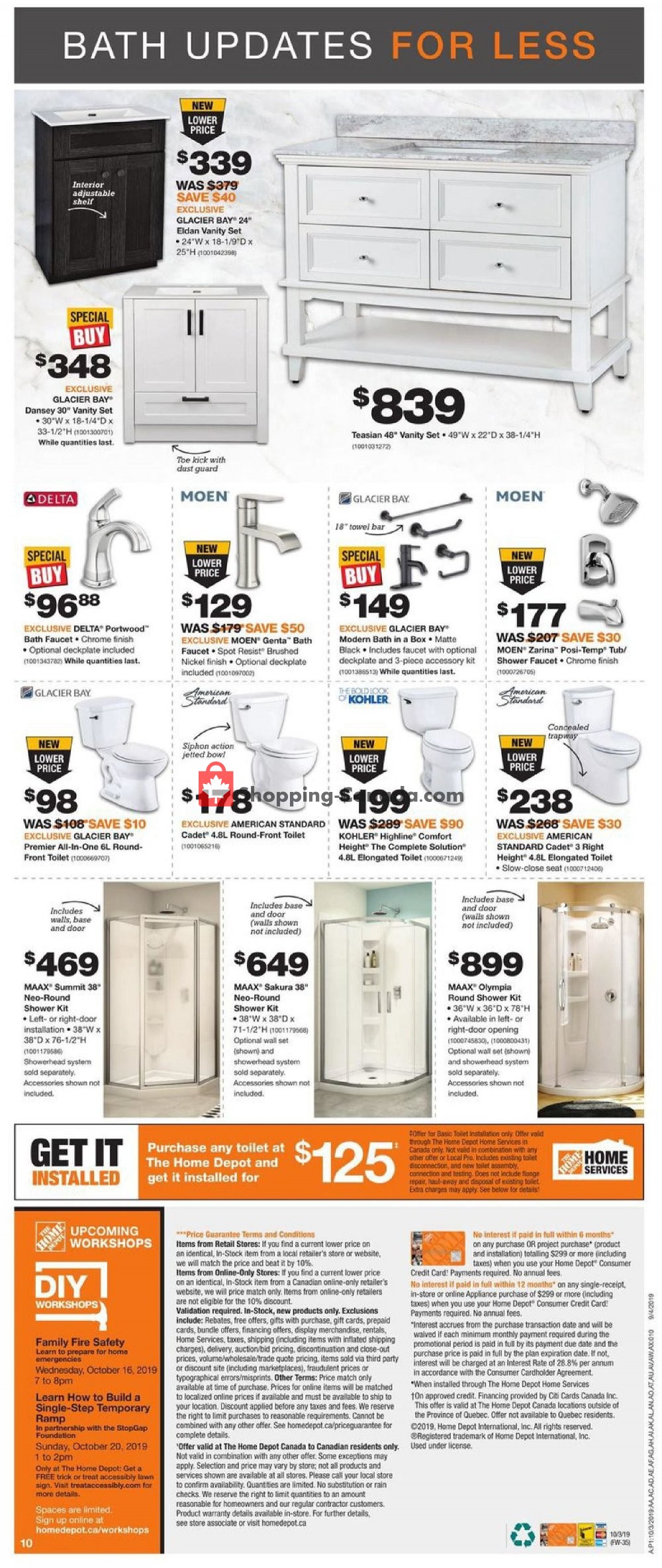 Home Depot flyer from Thursday October 3, 2019 to Wednesday October 9, 2019 - page 12