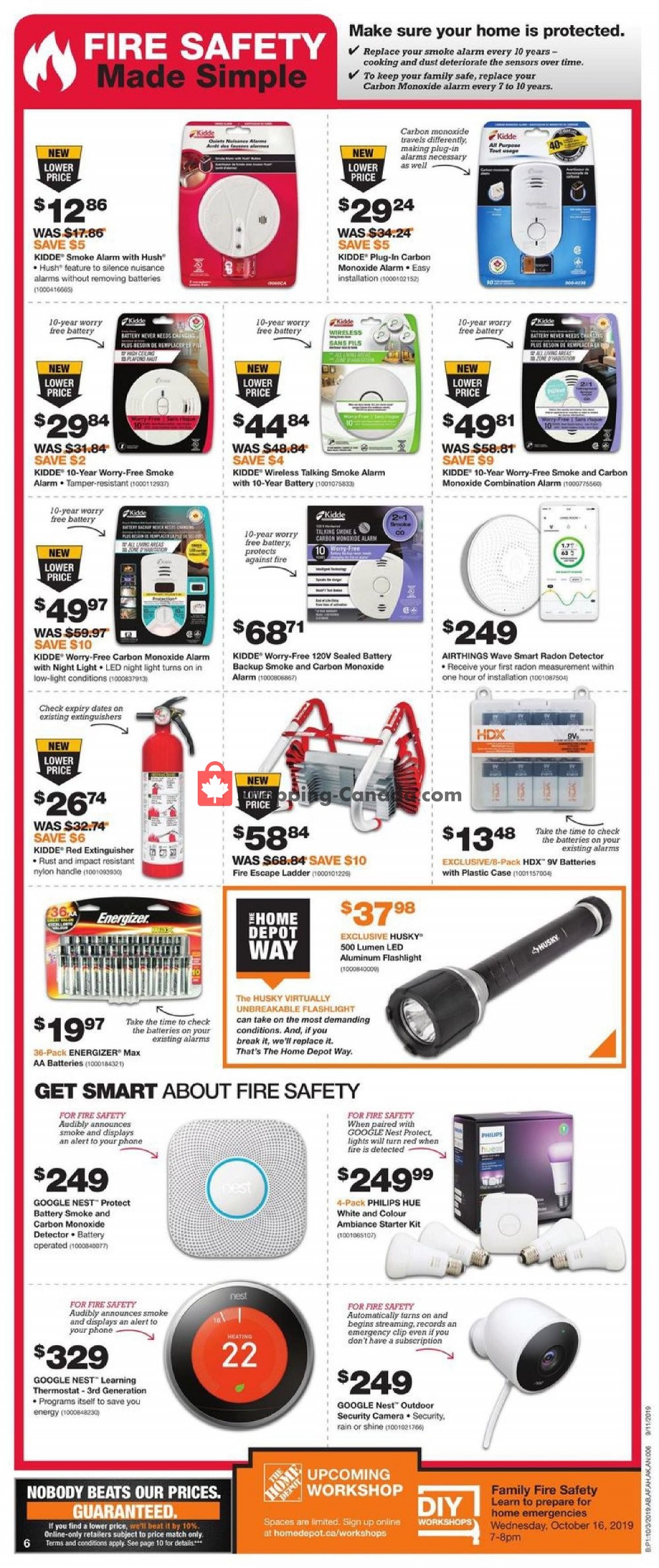 Home Depot flyer from Thursday October 3, 2019 to Wednesday October 9, 2019 - page 7