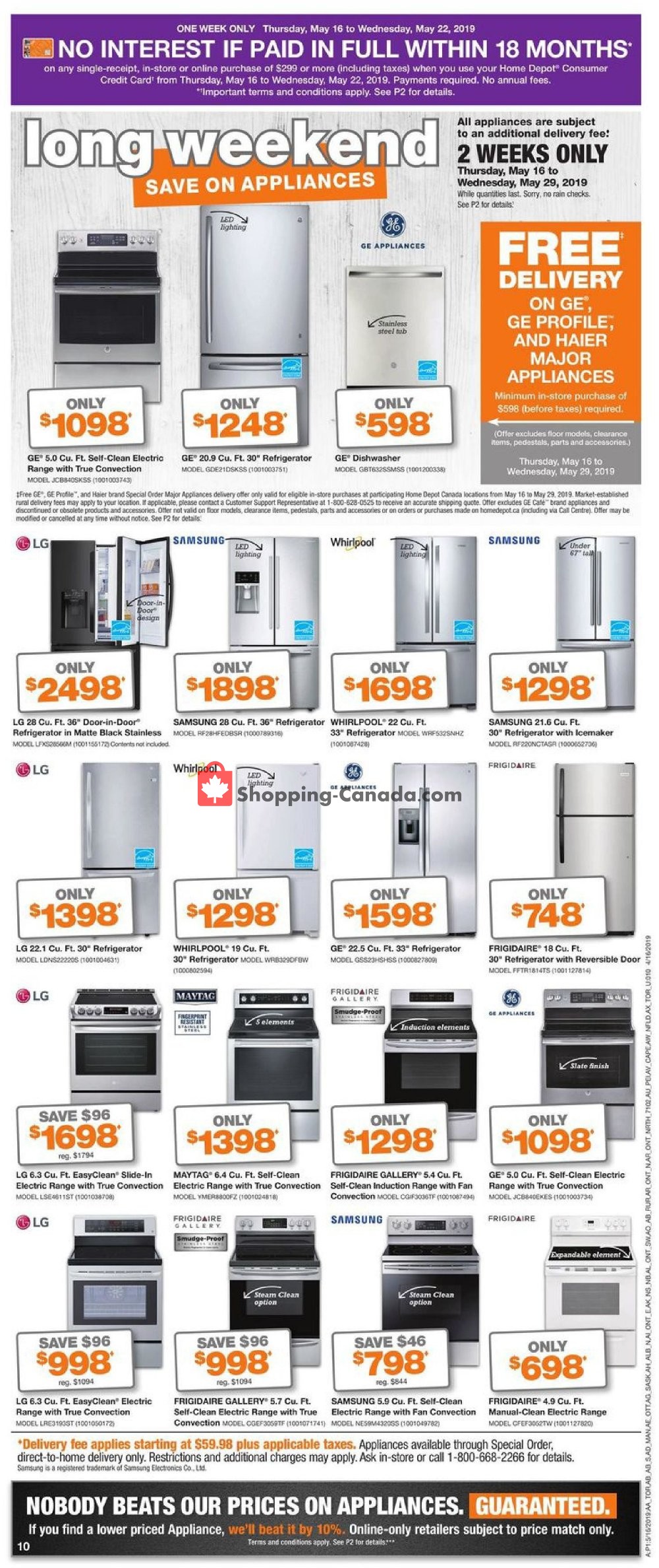Home Depot flyer from Thursday May 16, 2019 to Wednesday May 22, 2019 - page 15