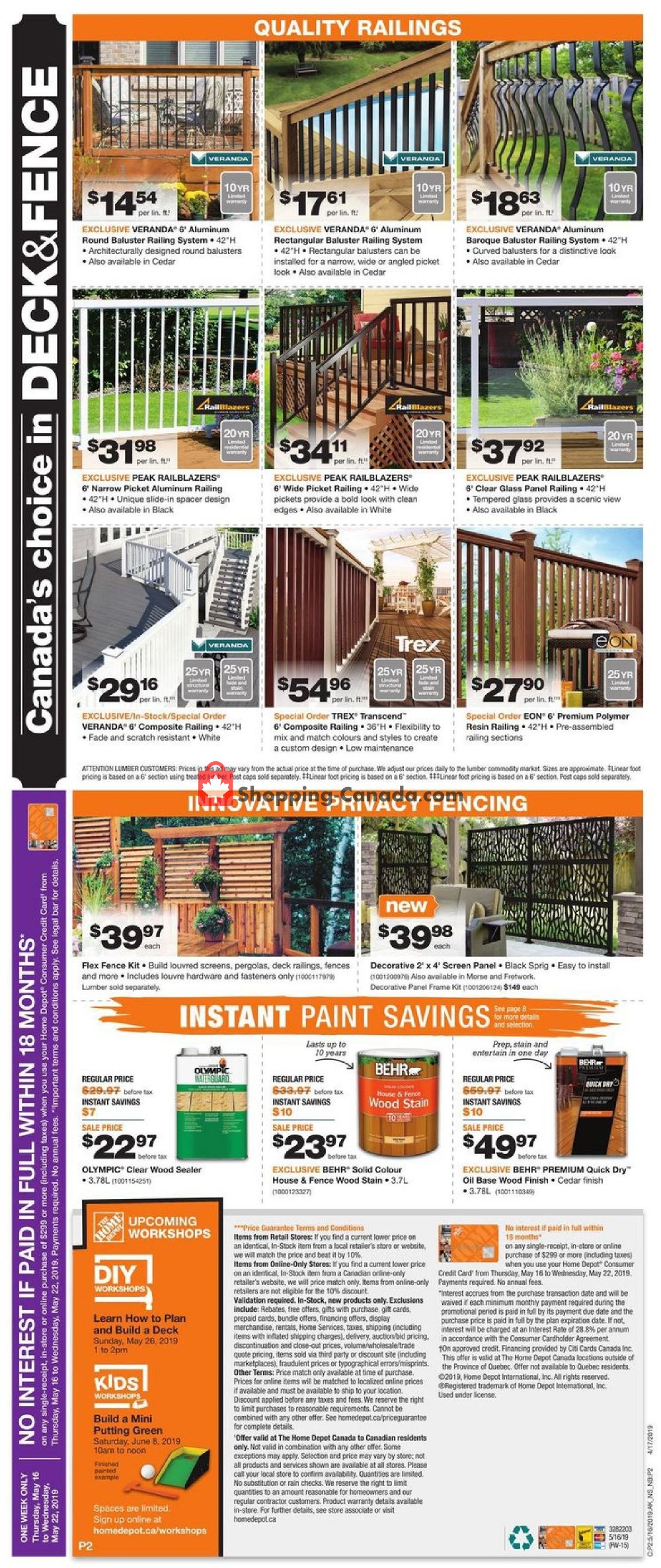 Home Depot flyer from Thursday May 16, 2019 to Wednesday May 22, 2019 - page 9