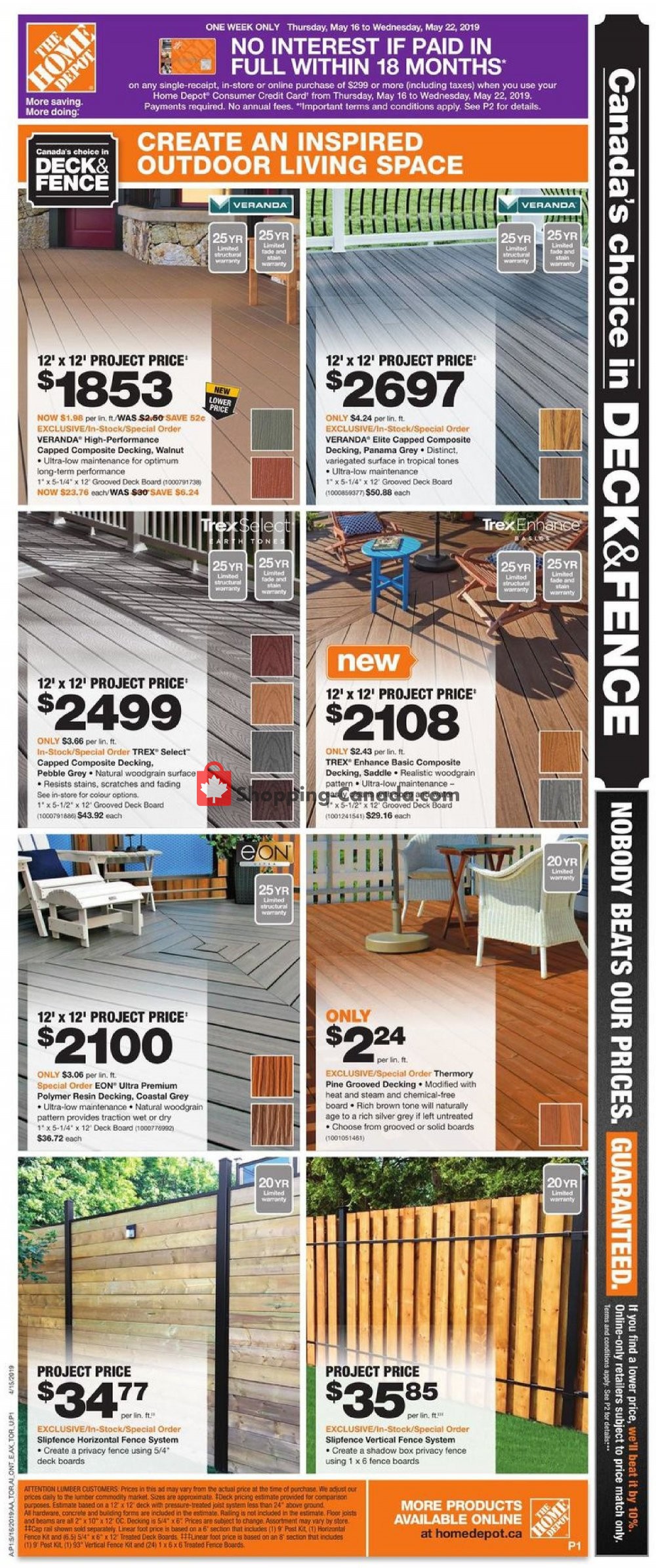 Home Depot flyer from Thursday May 16, 2019 to Wednesday May 22, 2019 - page 8