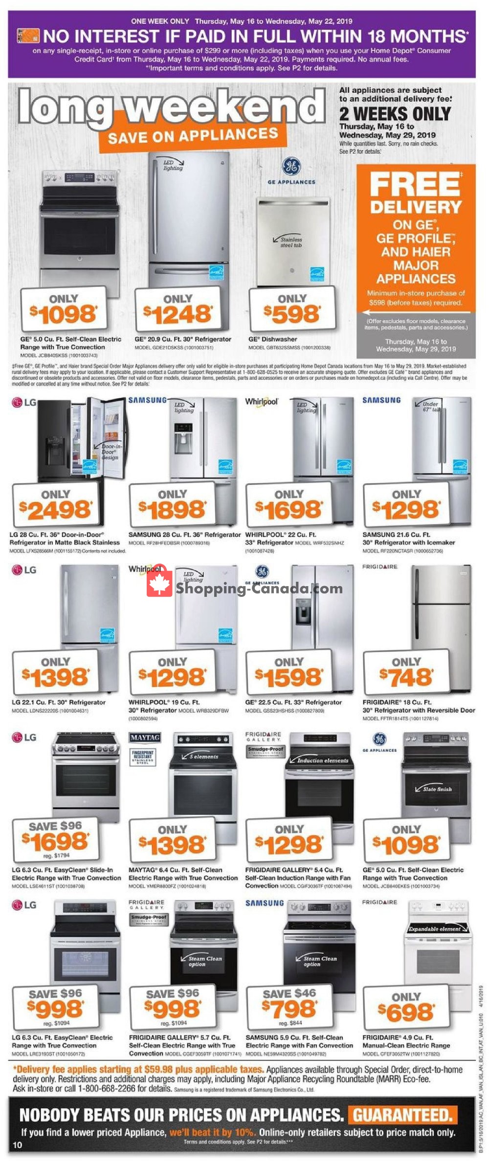 Home Depot flyer from Thursday May 16, 2019 to Wednesday May 22, 2019 - page 15