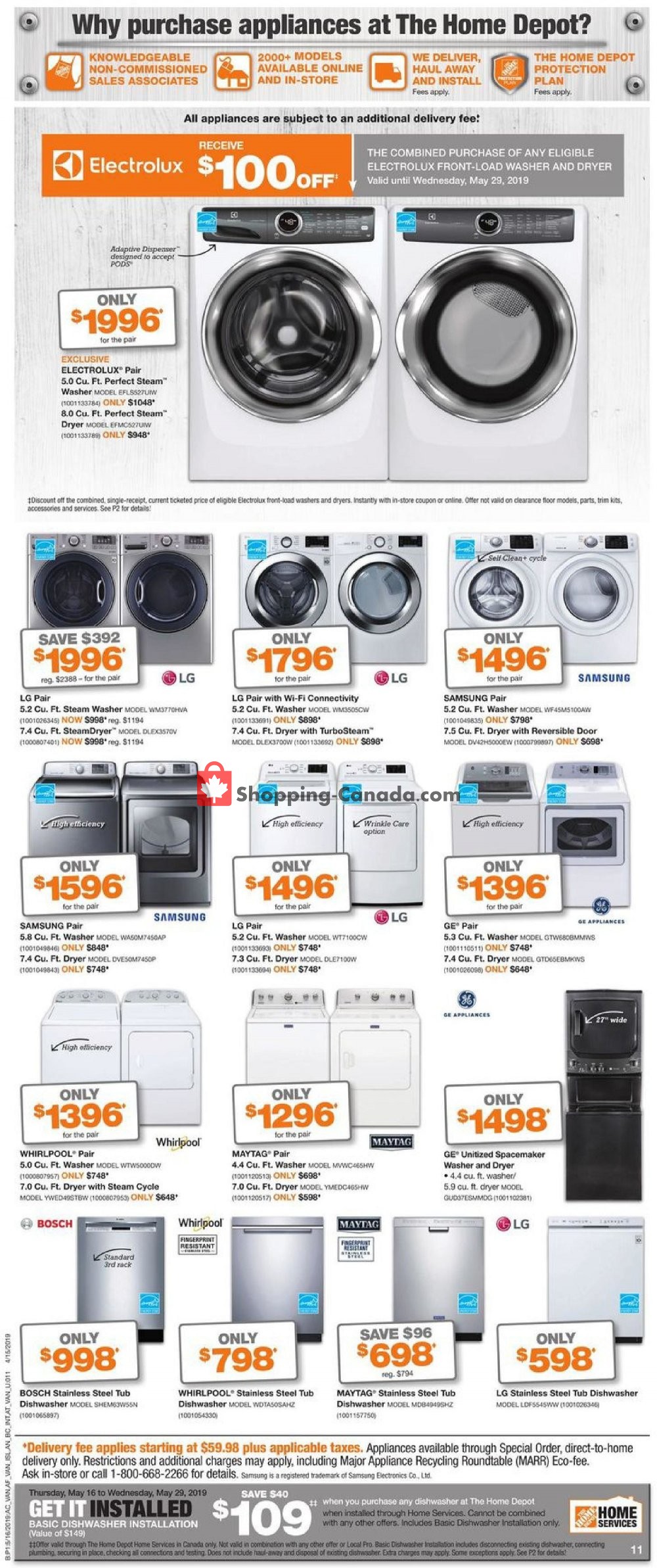 Home Depot flyer from Thursday May 16, 2019 to Wednesday May 22, 2019 - page 16