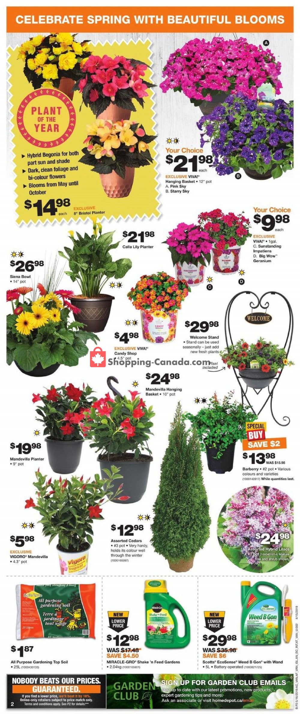 Home Depot flyer from Thursday May 16, 2019 to Wednesday May 22, 2019 - page 2